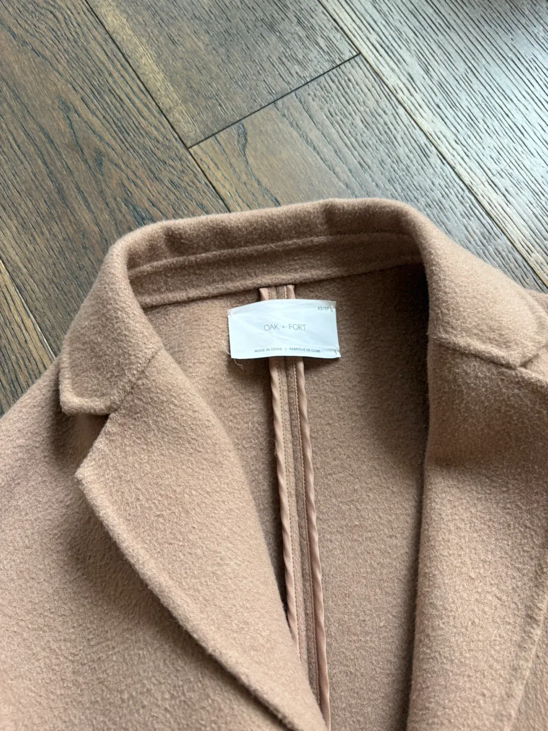 Oak + Fort Wool Blend Coat - Size XS image indicator(2)