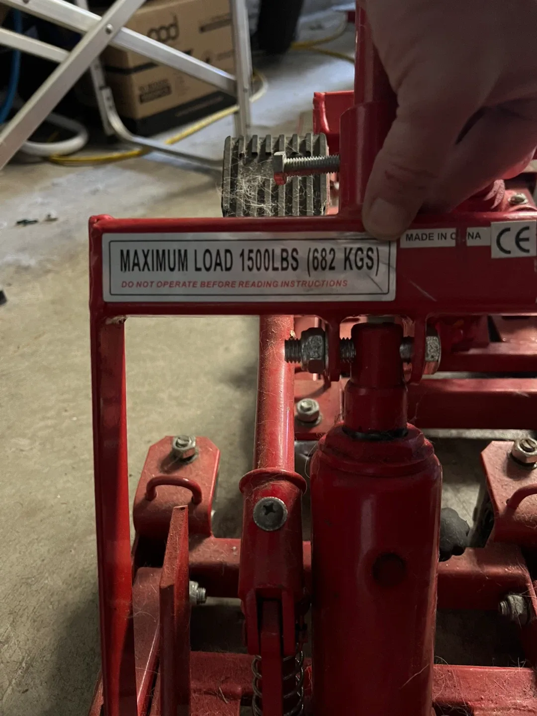 Motorcycle/ATV Scissor Lift Jack - 1500lbs Capacity image indicator(3)