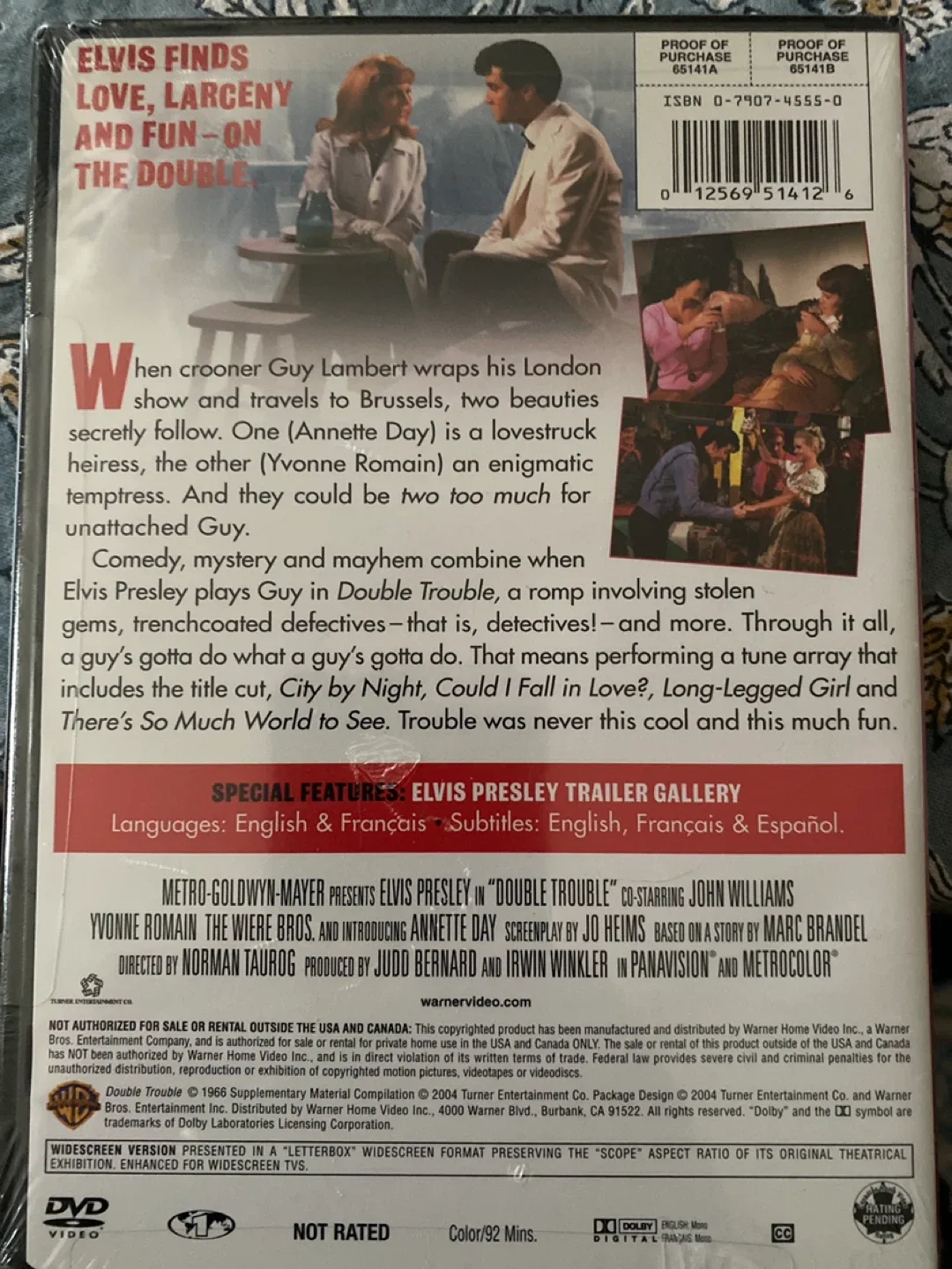 Elvis Double Trouble DVD image indicator(2)