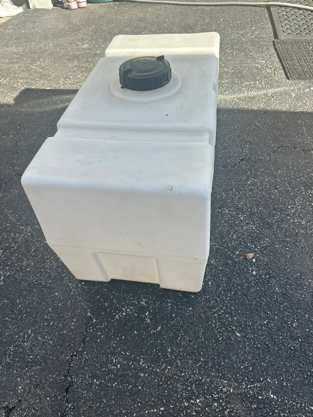 White Plastic Water Tank