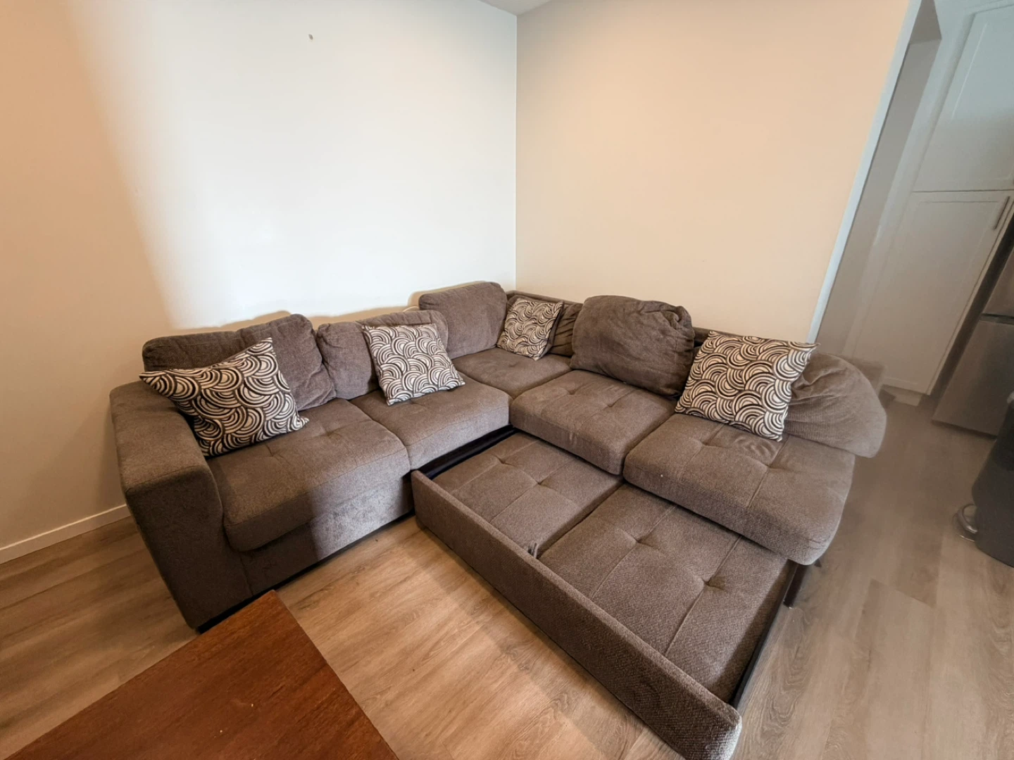 Comfortable Grey Sectional Sofa - photo 2