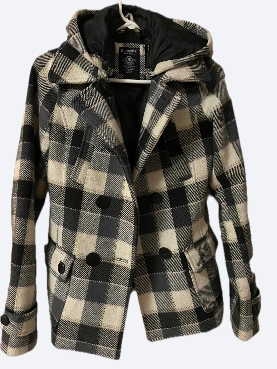 Bluenotes XS/TP Plaid Peacoat