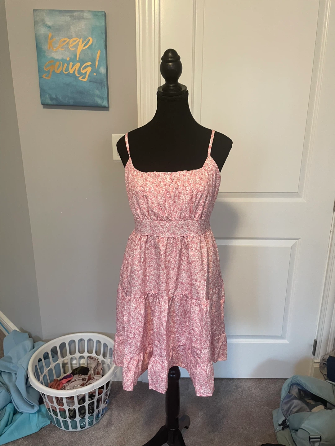 Pink Floral Sundress
