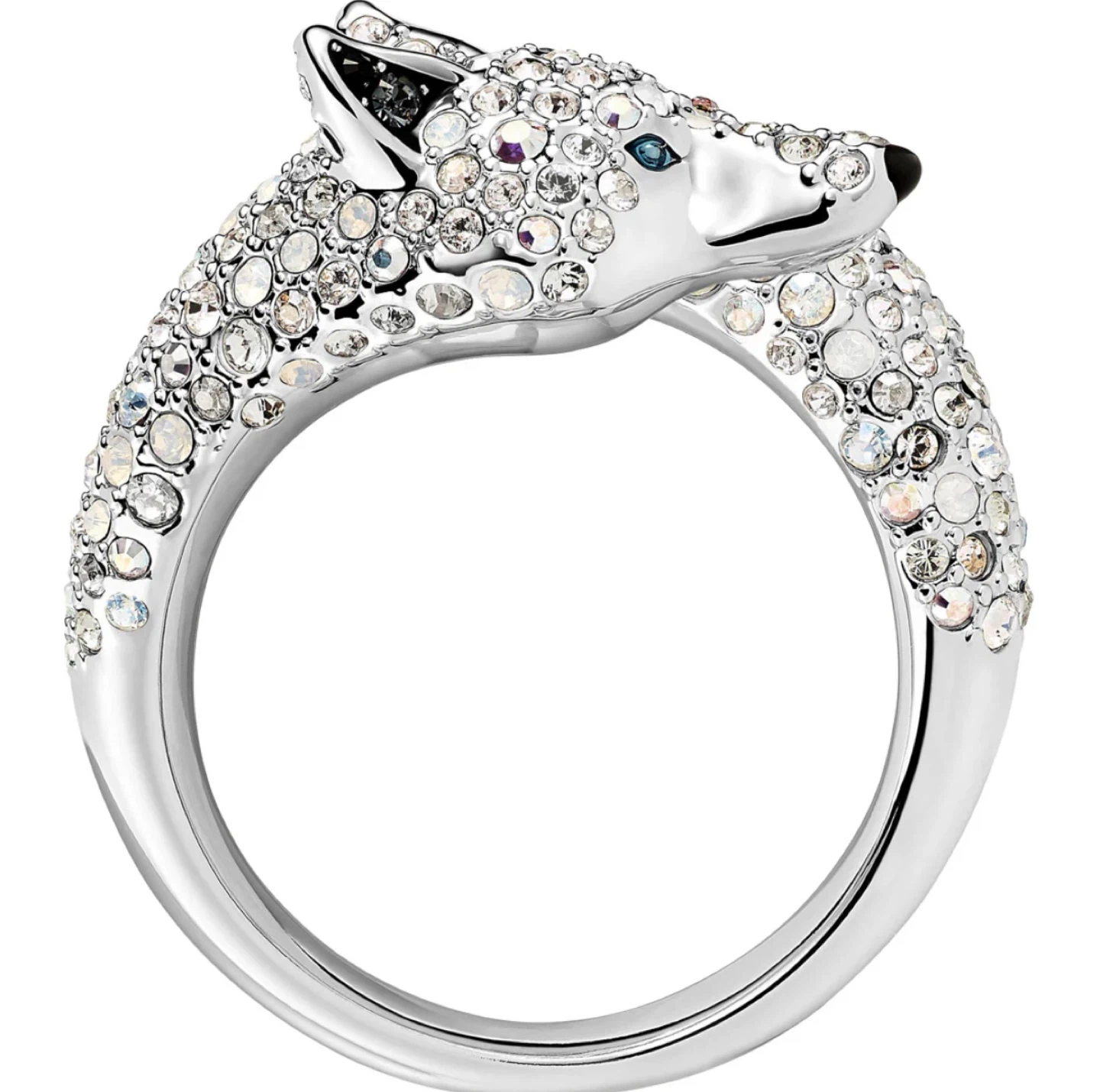 Swarovski Polar Bestiary Ring White Rhodium Plated Size 58 - photo 2