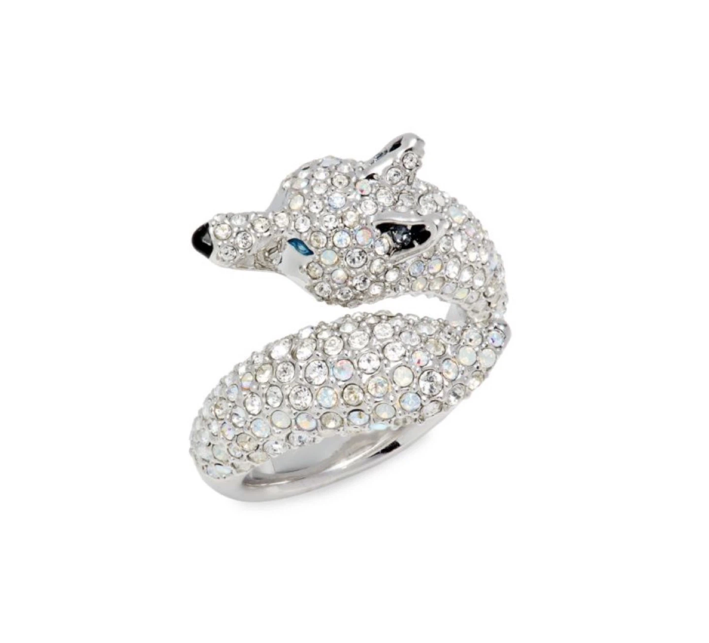 Swarovski Polar Bestiary Ring White Rhodium Plated Size 58 - photo 4