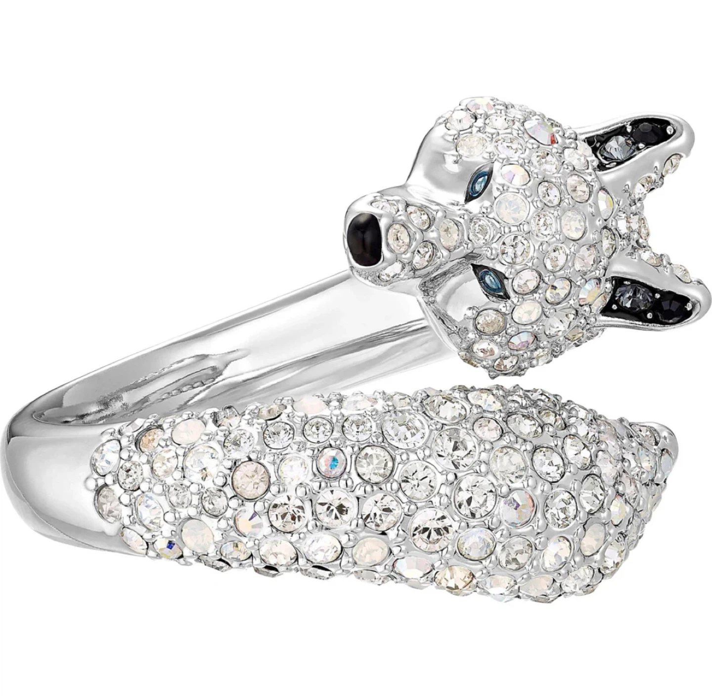 Swarovski Polar Bestiary Ring White Rhodium Plated Size 58