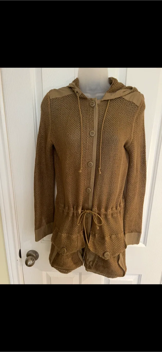 Ralph Lauren Knit Hooded Jacket - Size XS