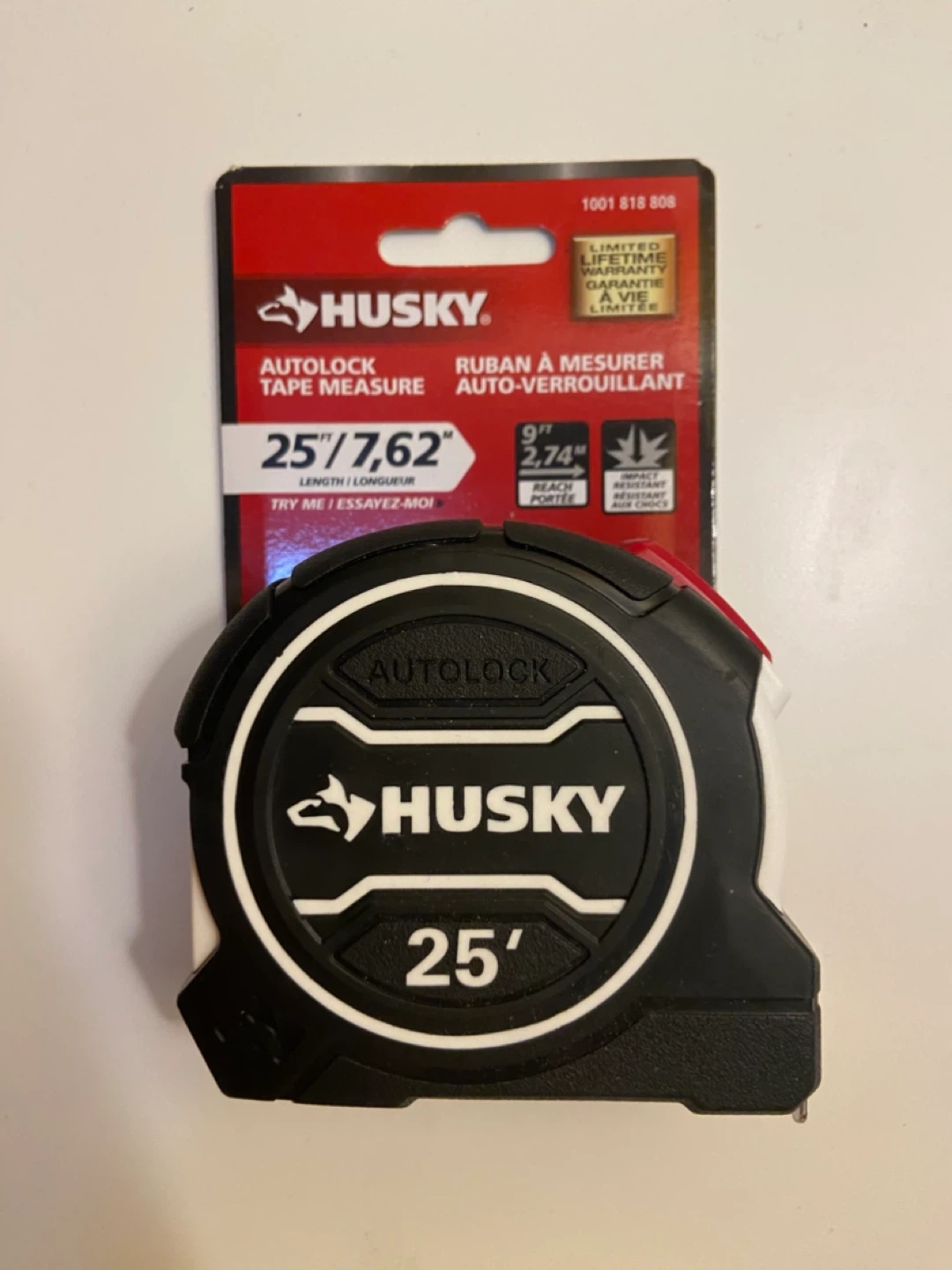 Husky 25 ft Autolock Tape Measure