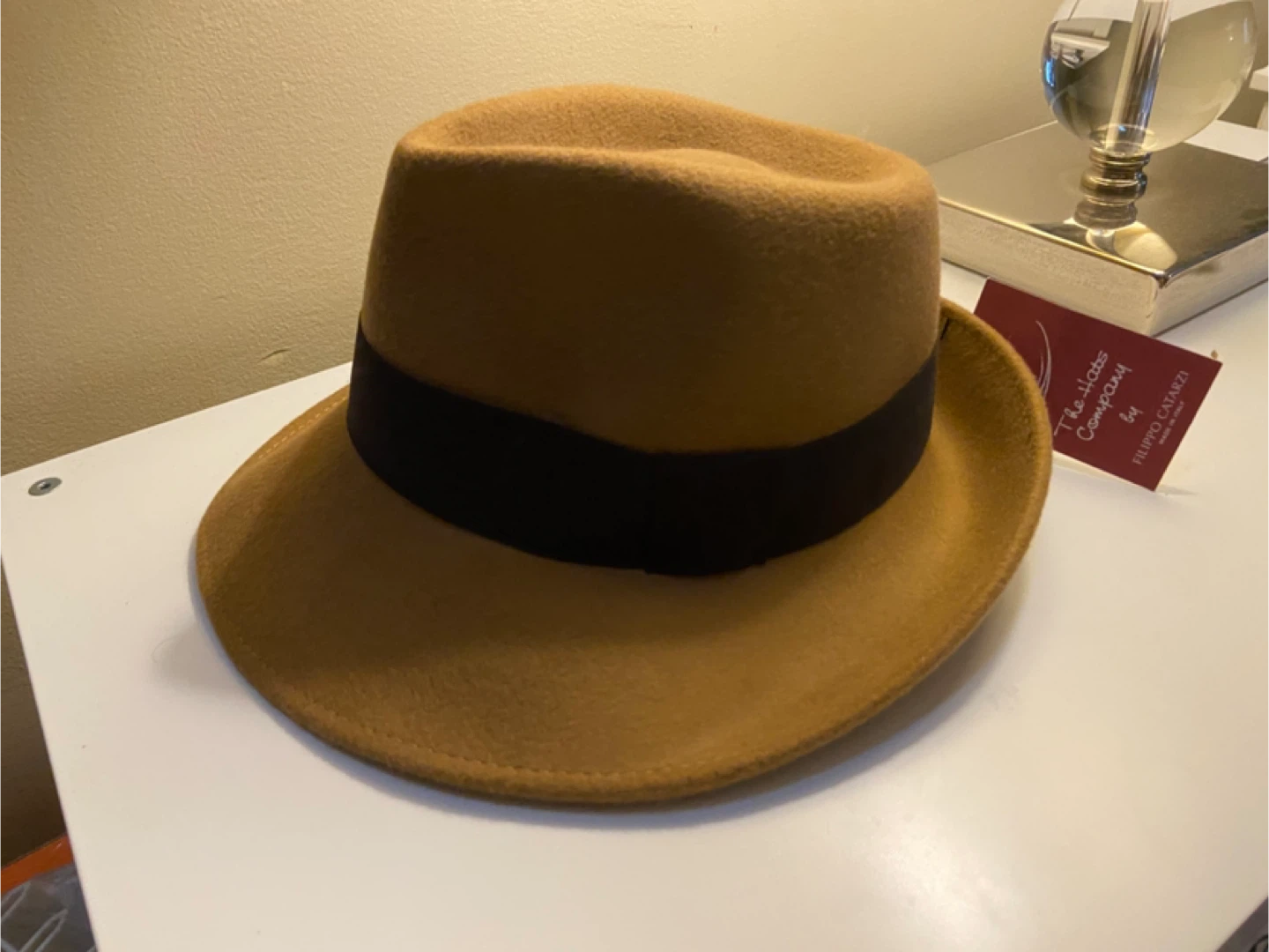 Filippo Catarzi Wool Fedora Hat - Size 9