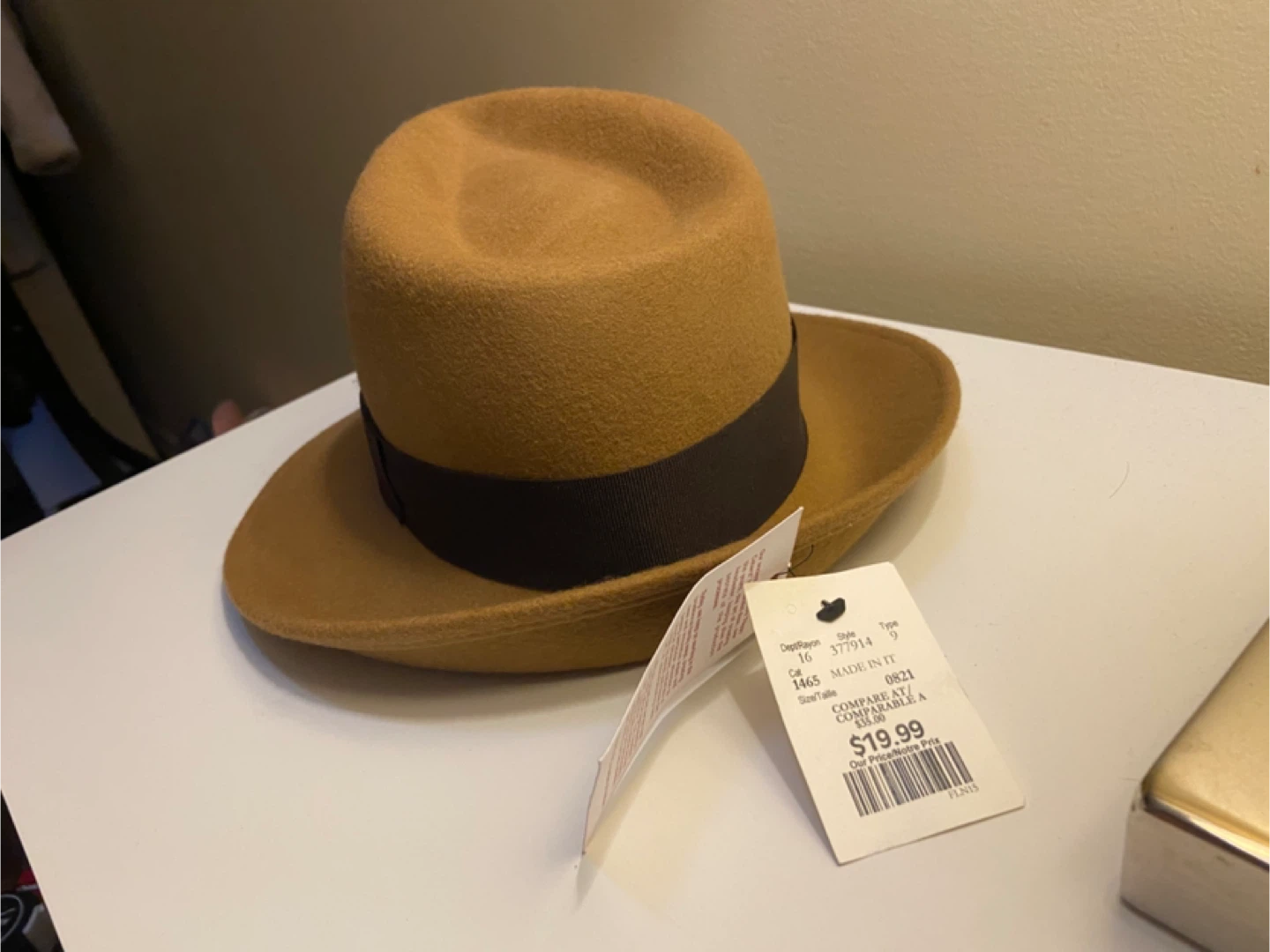 Filippo Catarzi Wool Fedora Hat - Size 9 - photo 2