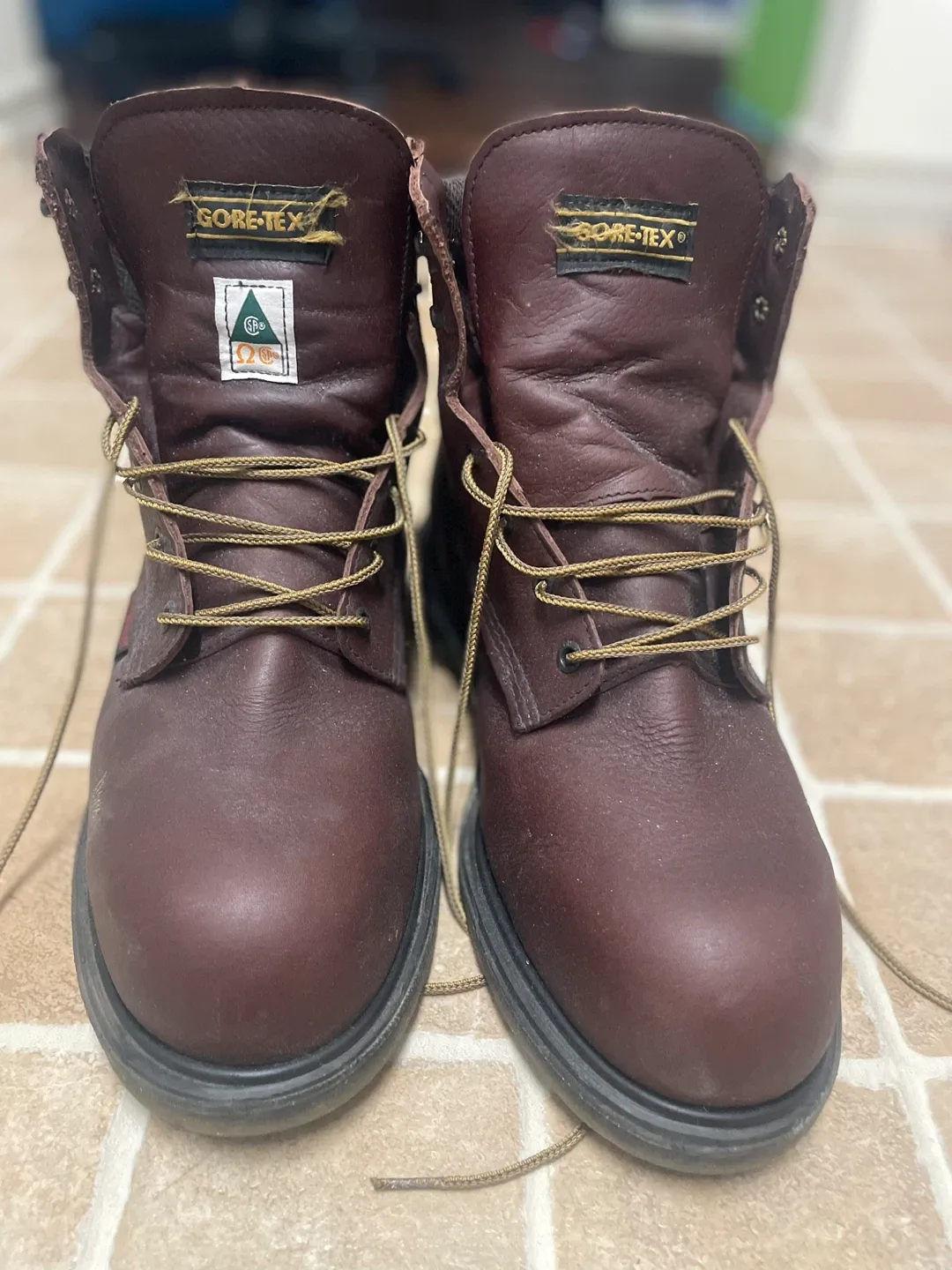 Red Wing Gore-Tex Leather Work Boots