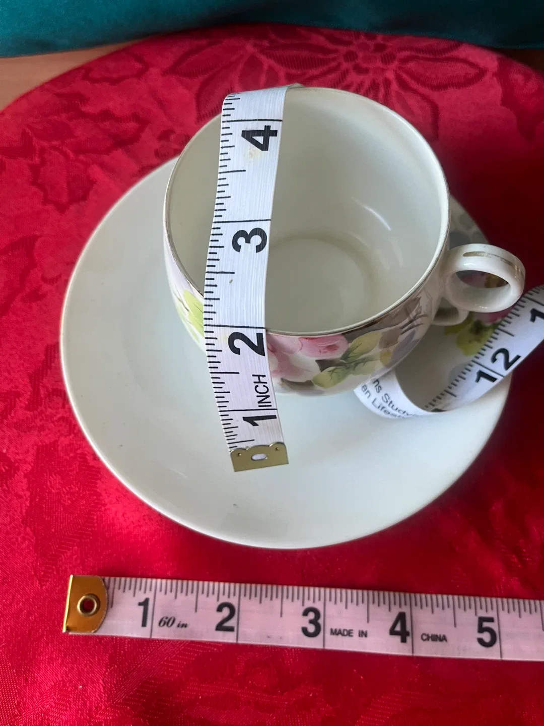 Noritake Hand Painted Cup & Saucer Set image indicator(5)