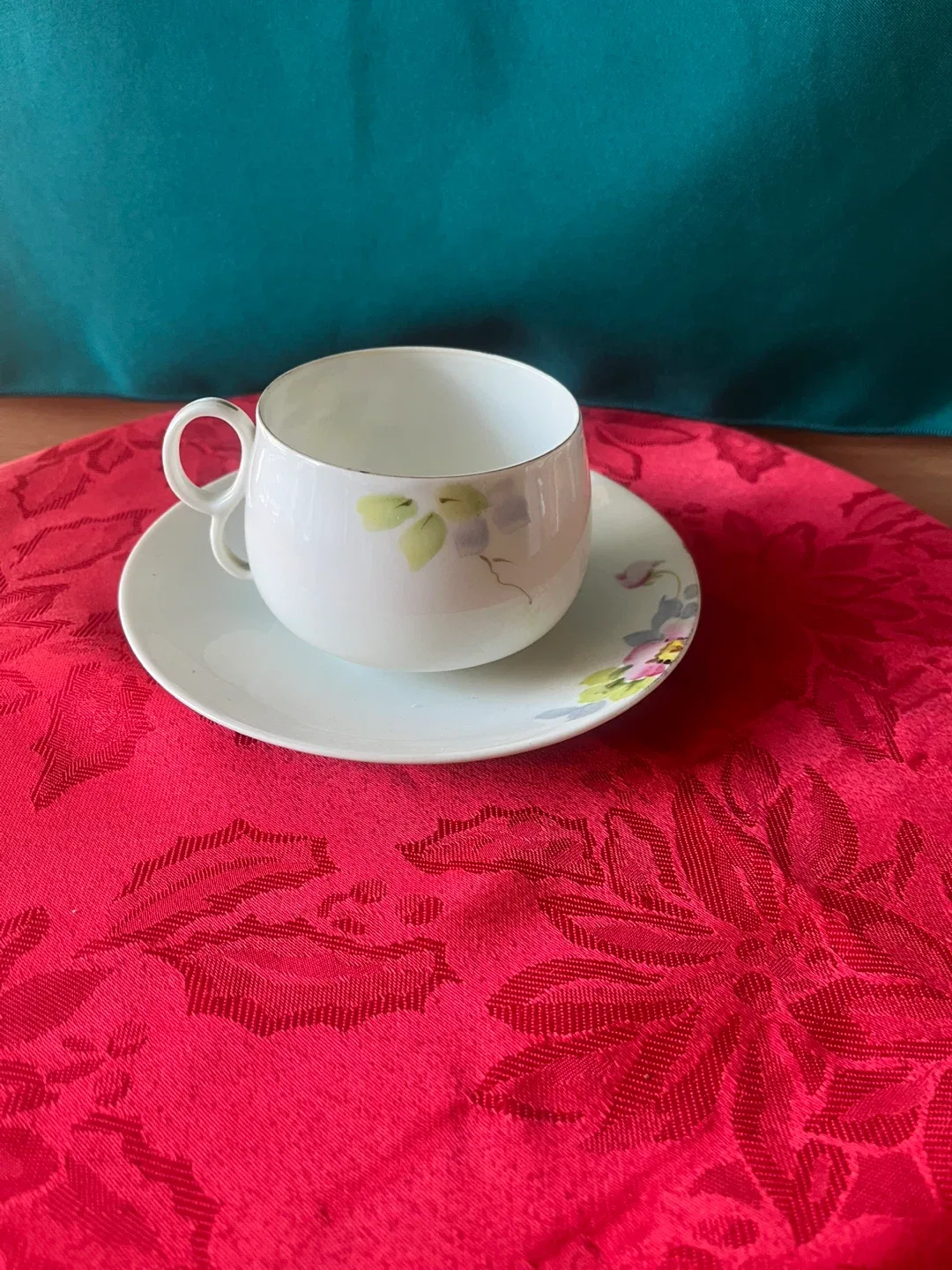 Noritake Hand Painted Cup & Saucer Set image indicator(2)