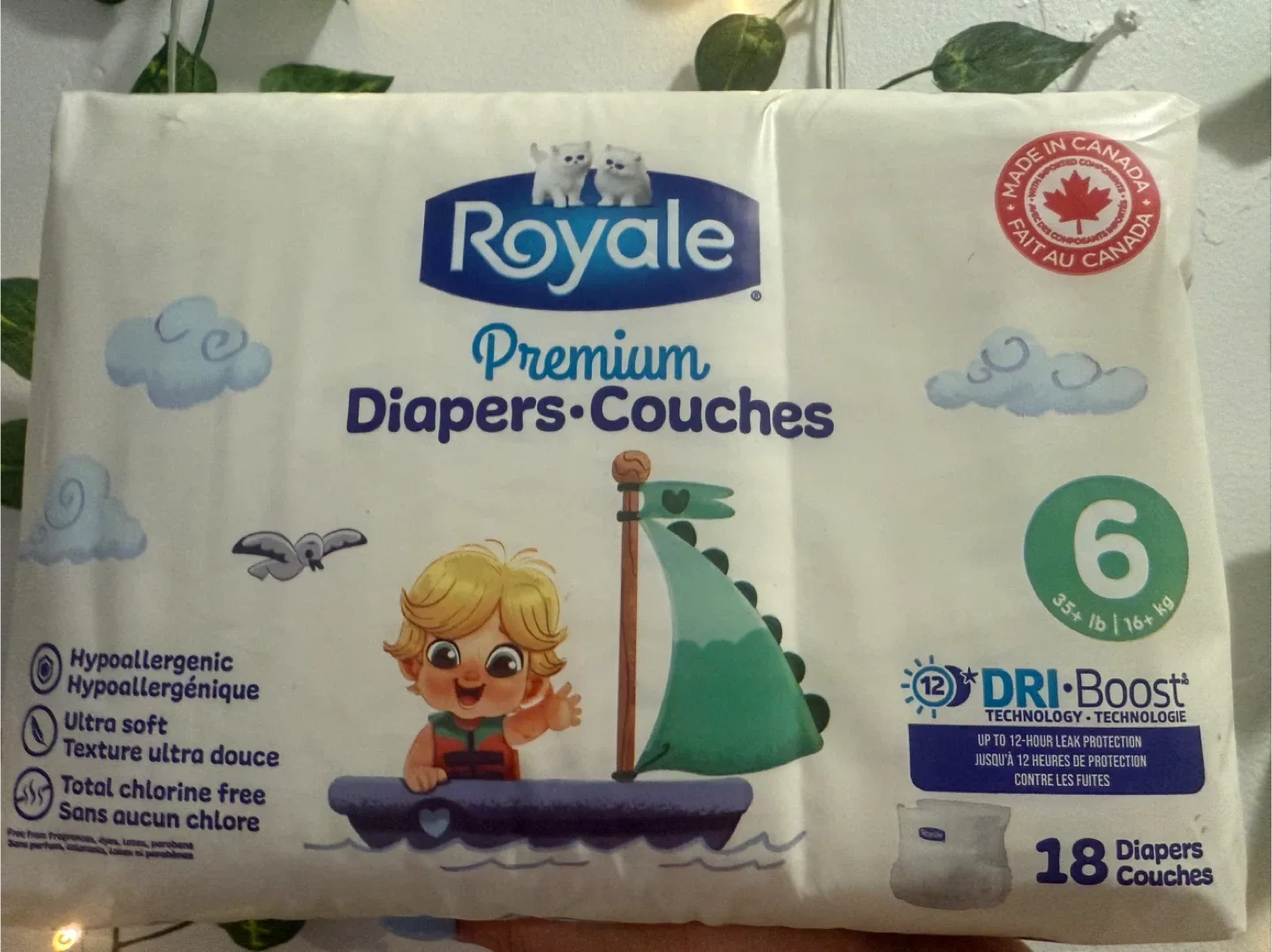 Royal Diapers size 6