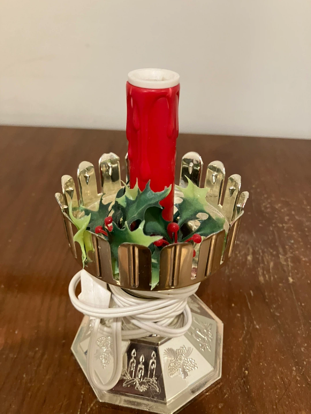 Vintage Electric Christmas Candle Holder - photo 2