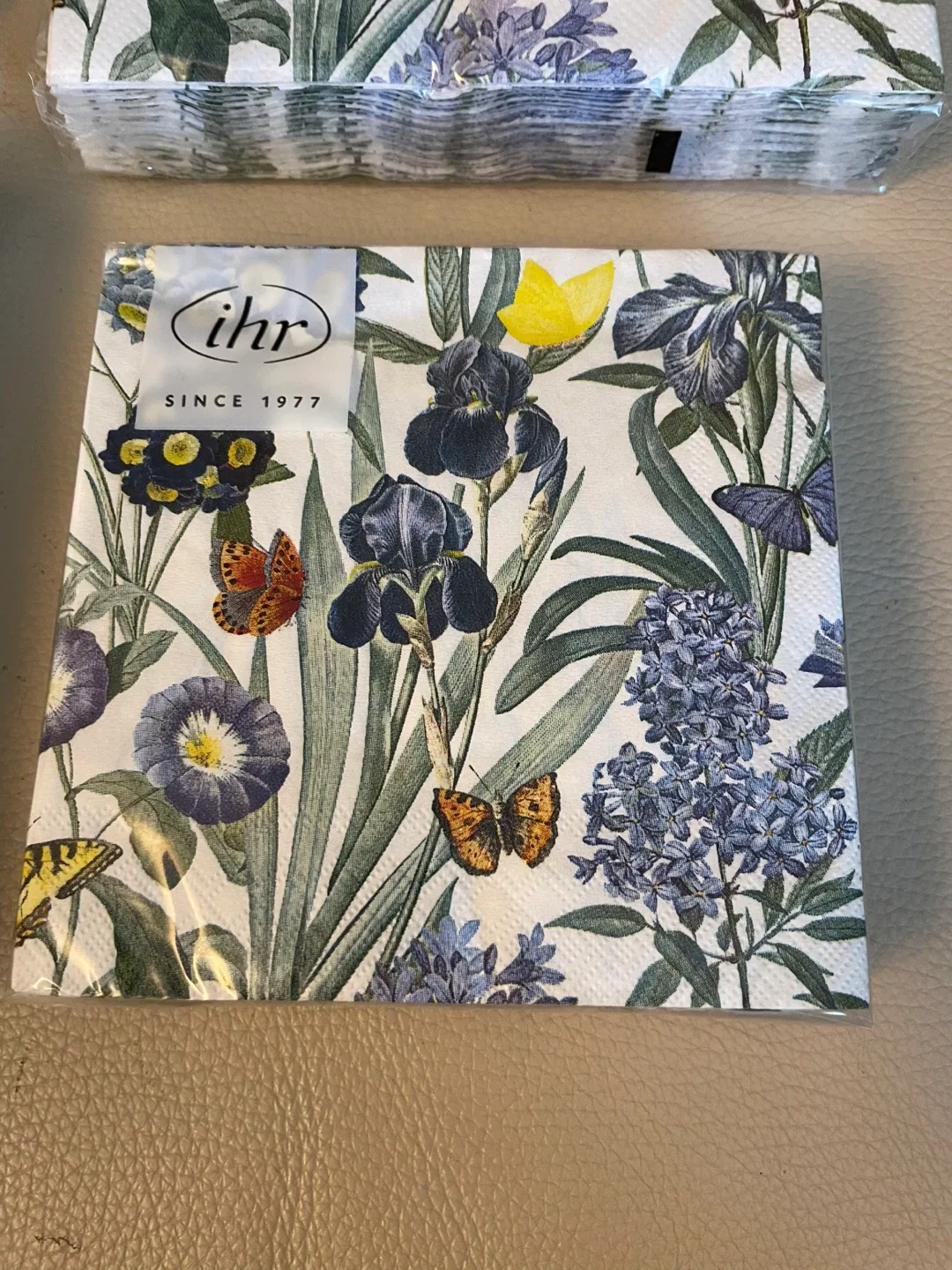 ihr Floral Paper Napkins - 4 Packs Bundle NEW image indicator(3)