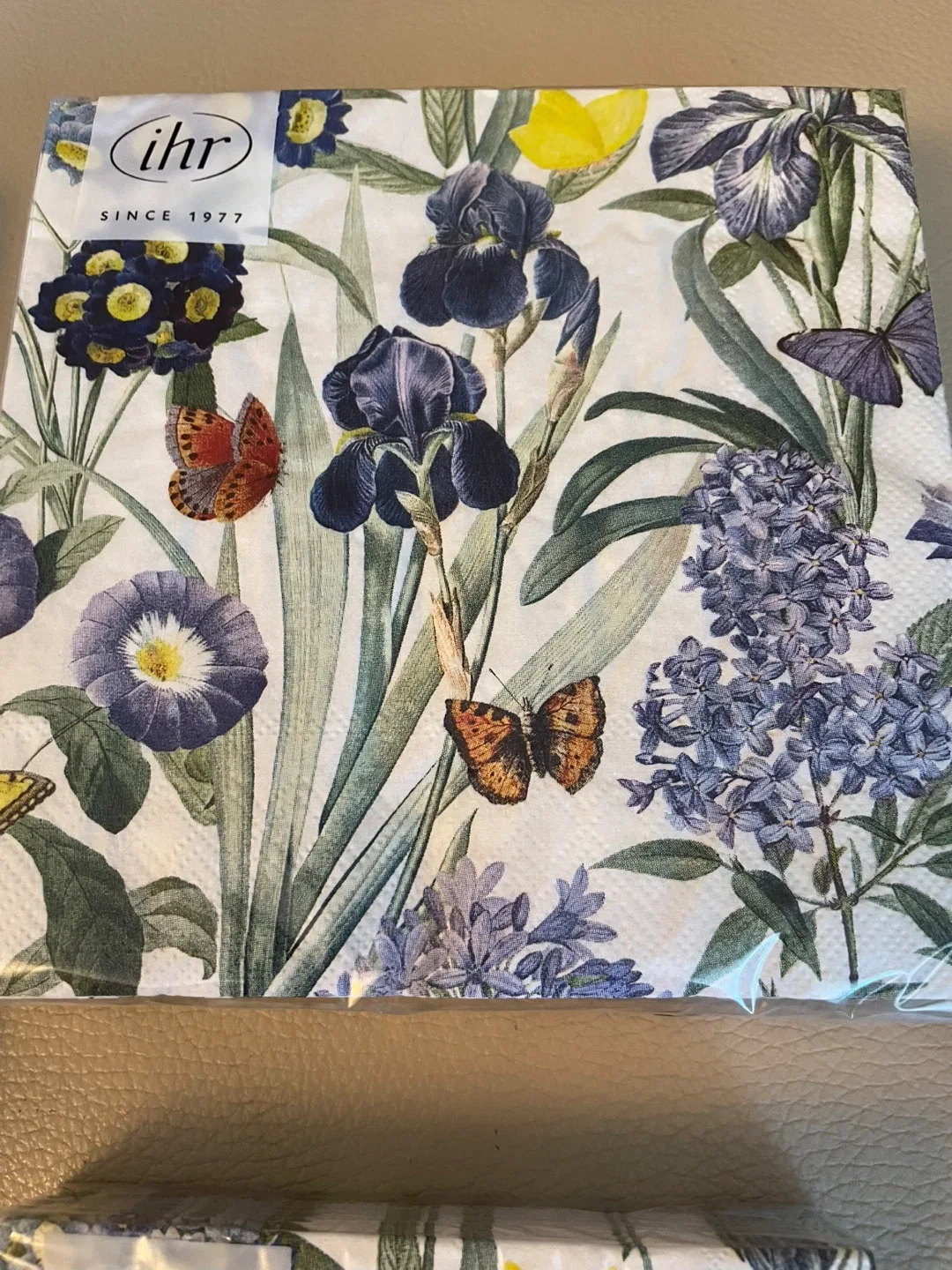 ihr Floral Paper Napkins - 4 Packs Bundle NEW image indicator(5)