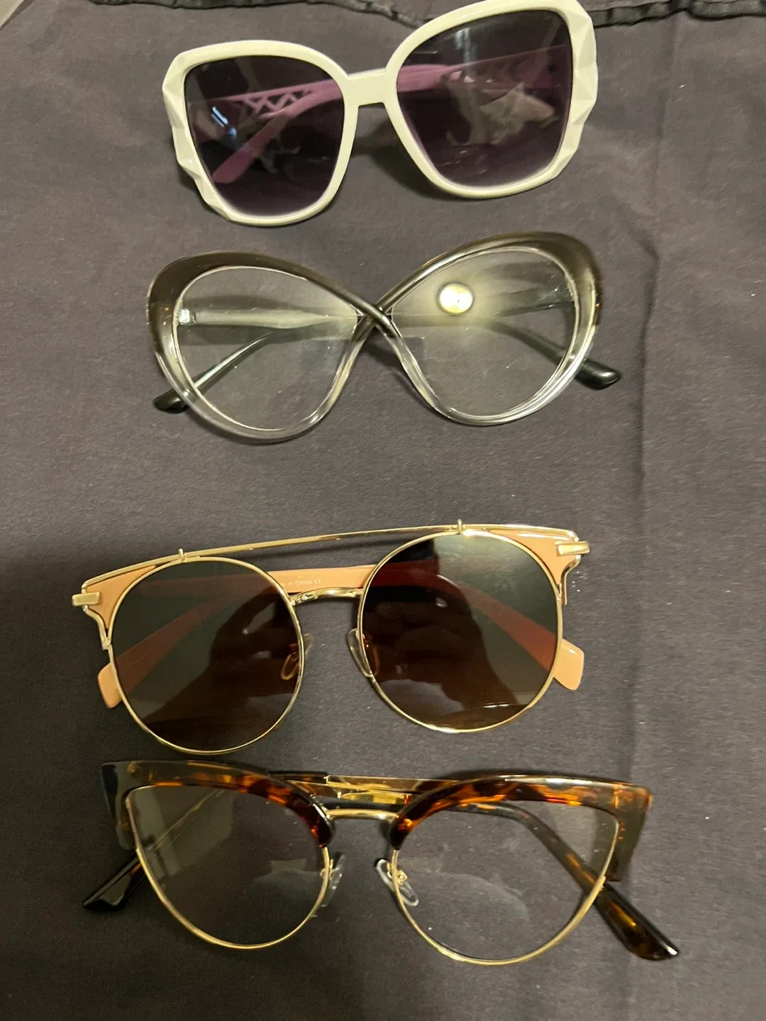 Four Pairs of Stylish Glasses
