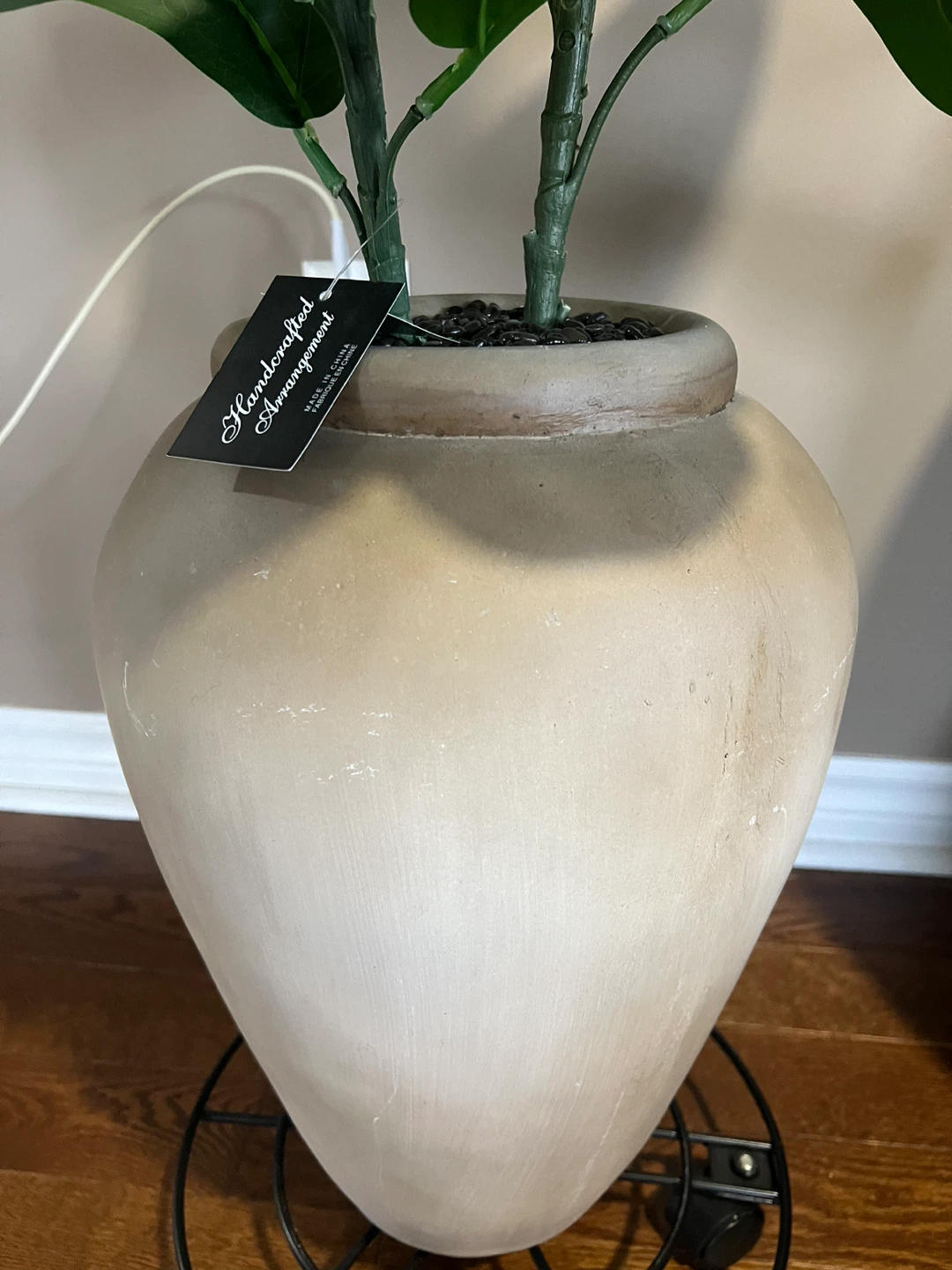 Faux Fiddle Leaf Fig Tree in Vase - photo 3