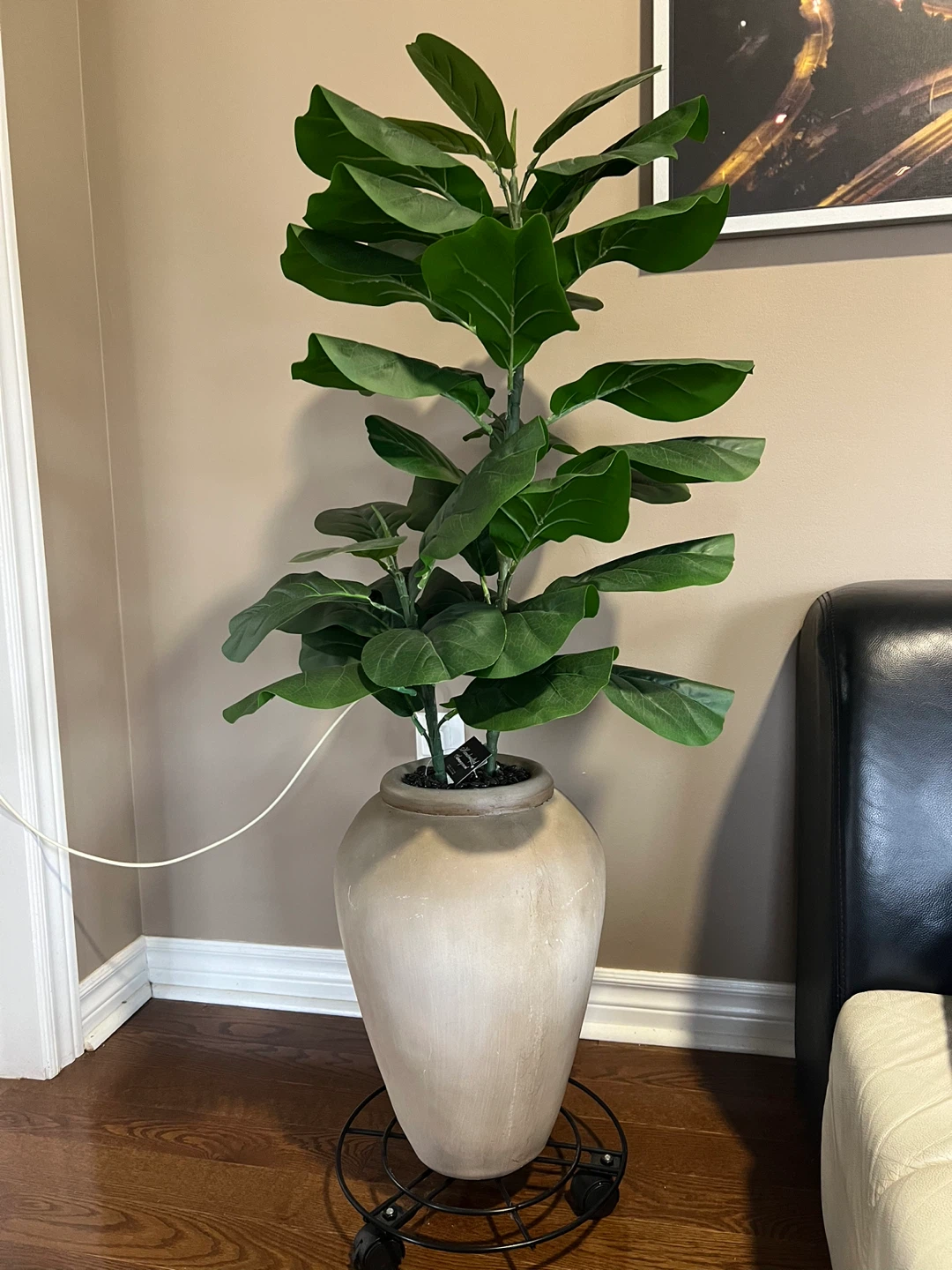 Faux Fiddle Leaf Fig Tree in Vase