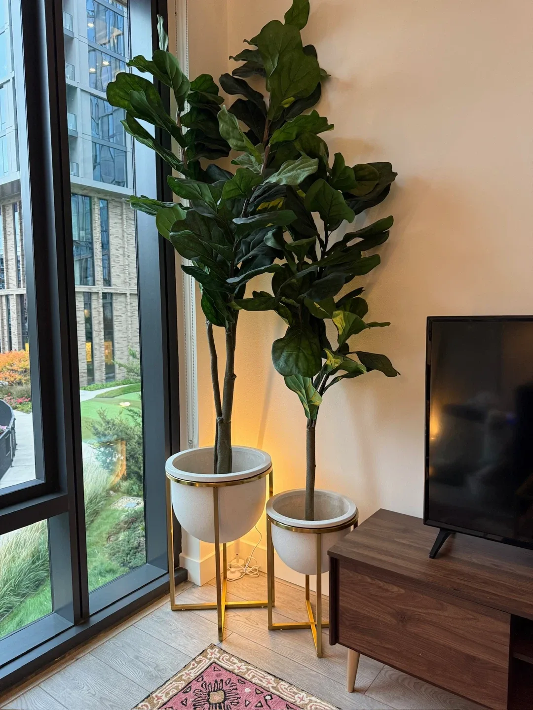 NEW West Elm ceramic planters - set of 2! image indicator(4)