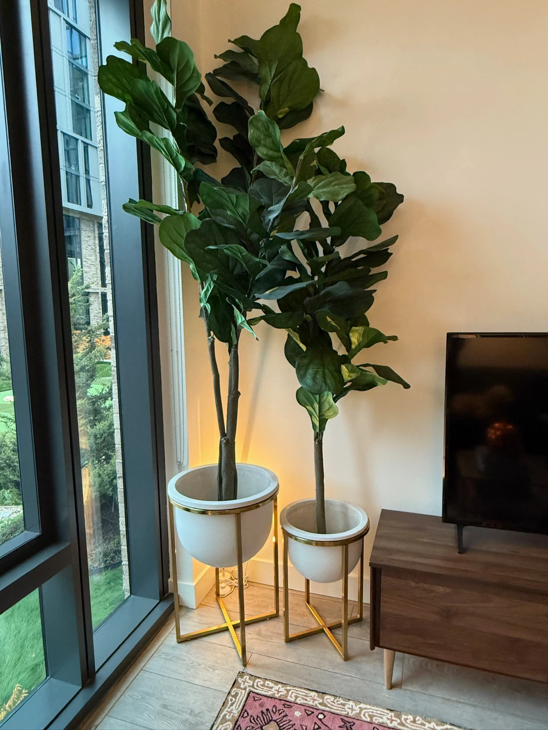 NEW West Elm ceramic planters - set of 2!