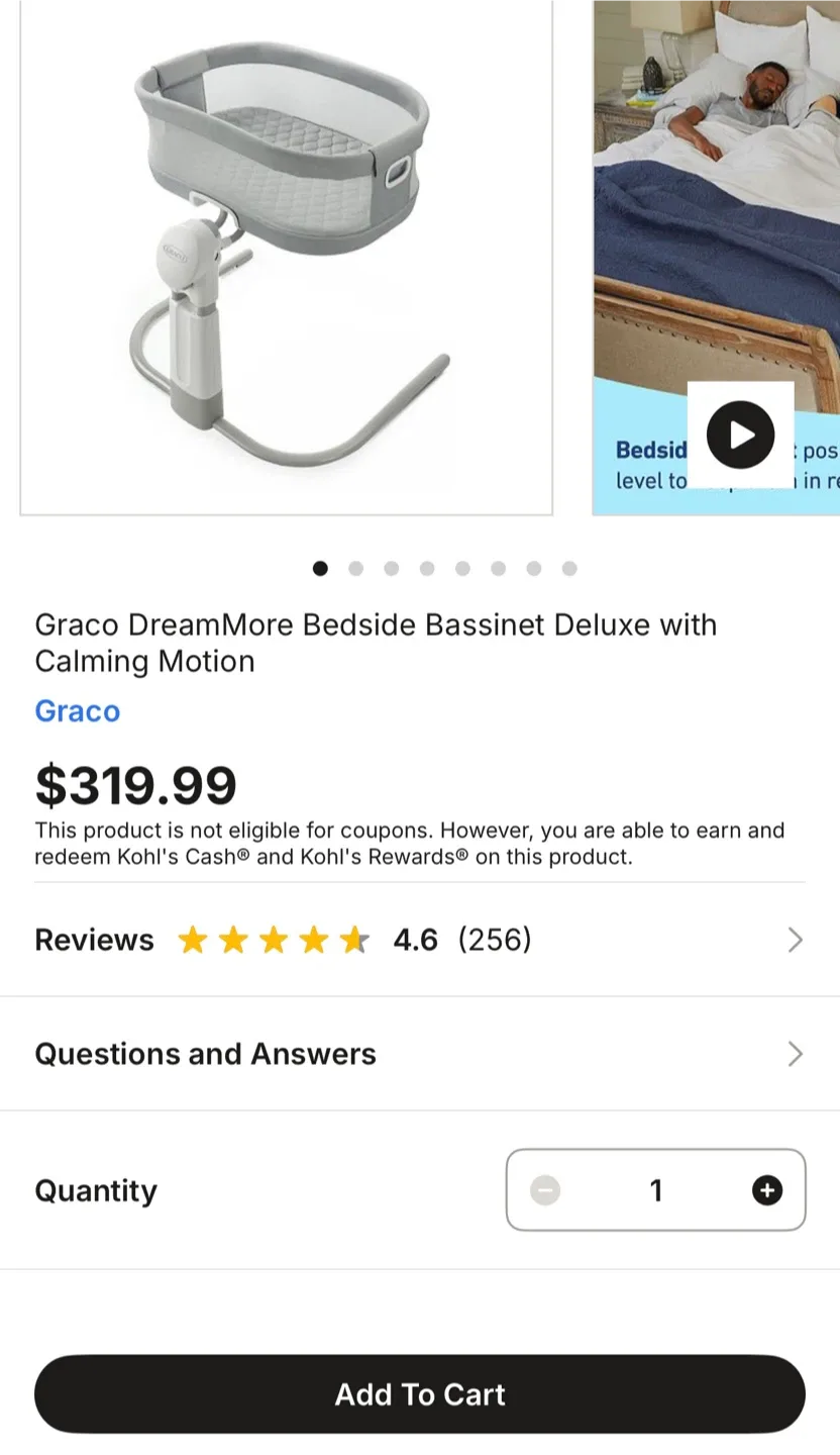 Graco DreamMore Bedside Bassinet Deluxe image indicator(2)
