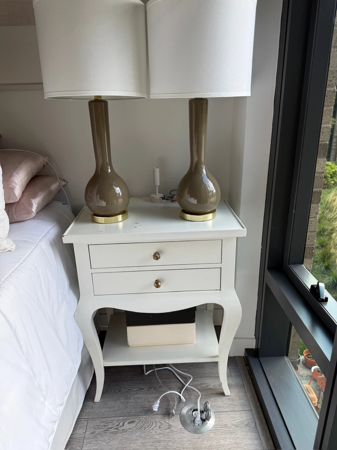 Wayfair Amoure taupe lamps - set of 2! 30.5” - photo 4
