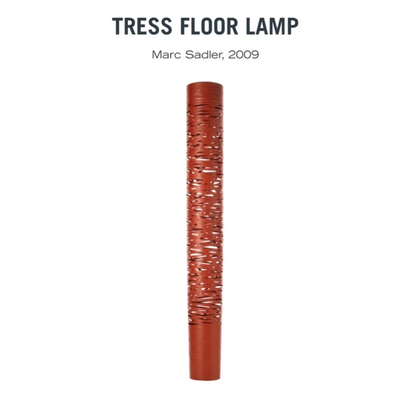 Tress Red Floor Lamp