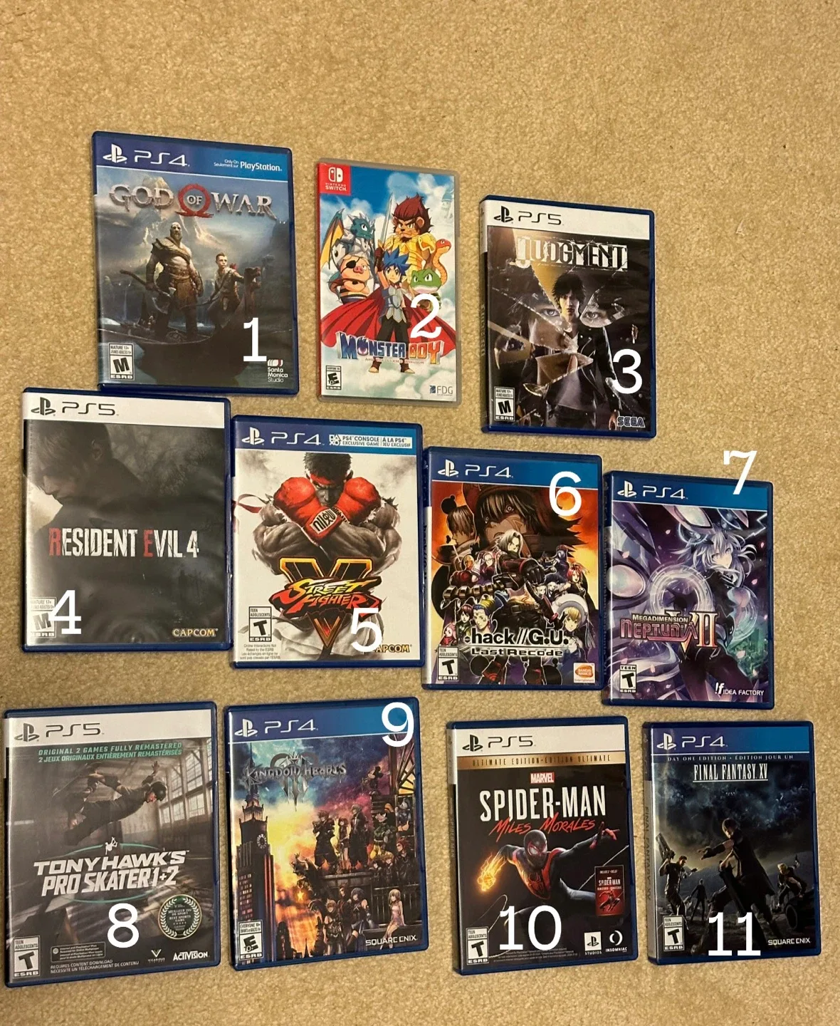 PS4 PS5 & SWITCH GAMES