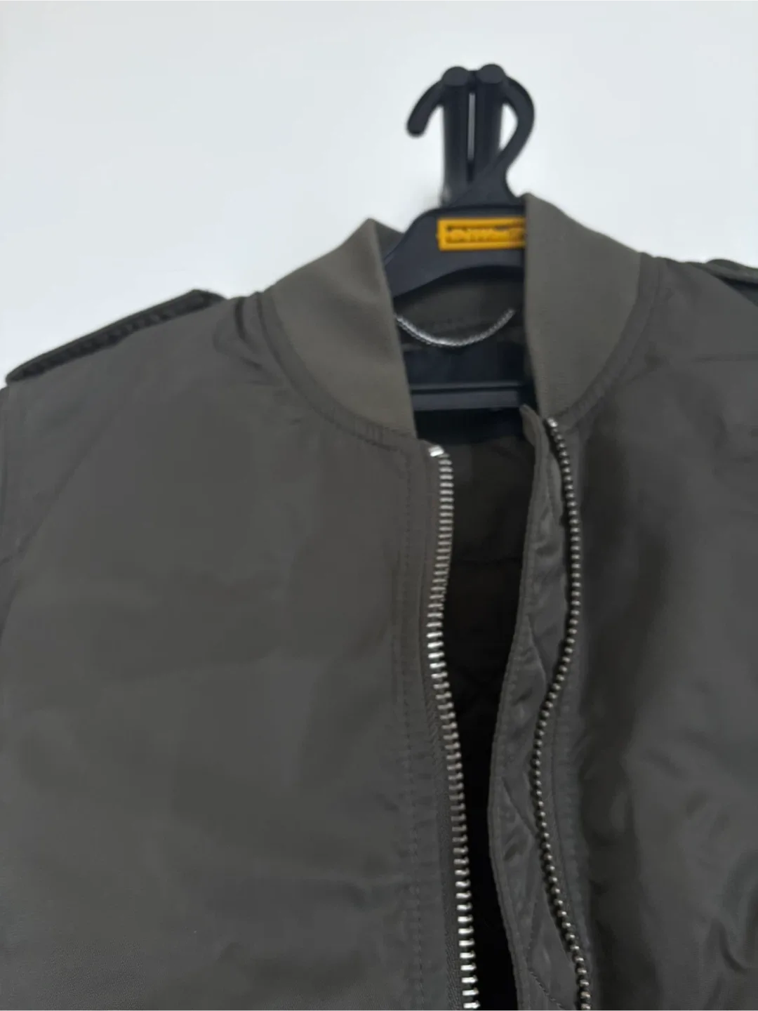 Olive Green Bomber Jacket image indicator(2)