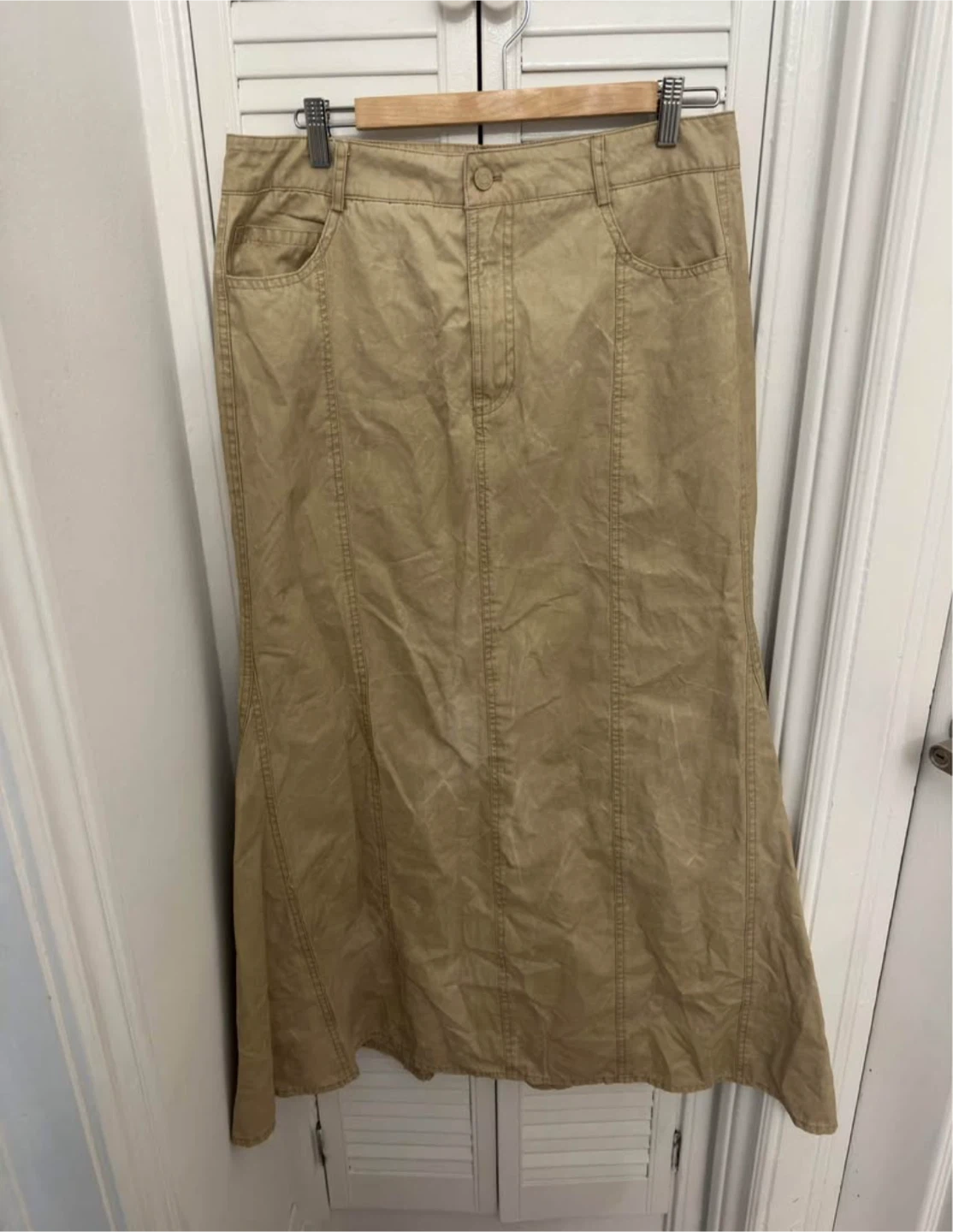 Zara Beige Maxi Skirt