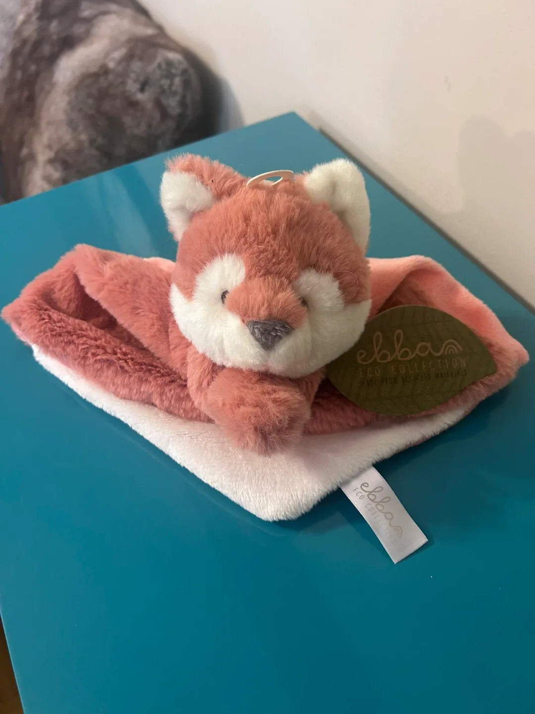 🦊 NEW Fox Lovey Blanket – Soft Plush Comfort Toy