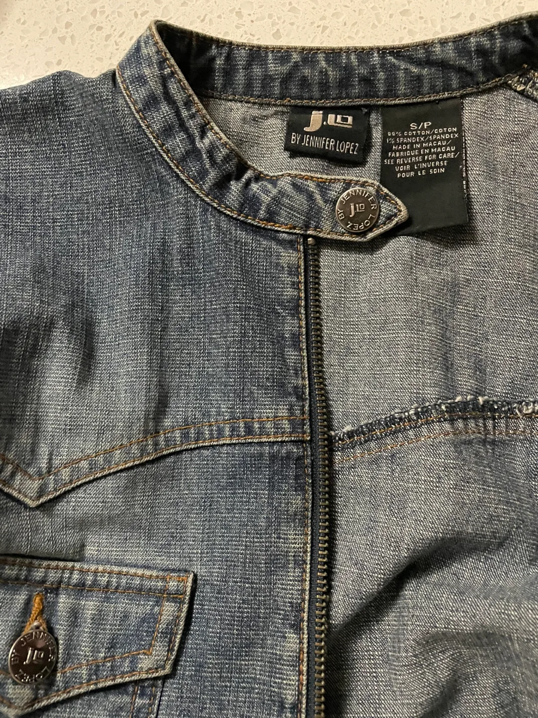 JLo by Jennifer Lopez Denim Jacket - Size S image indicator(3)