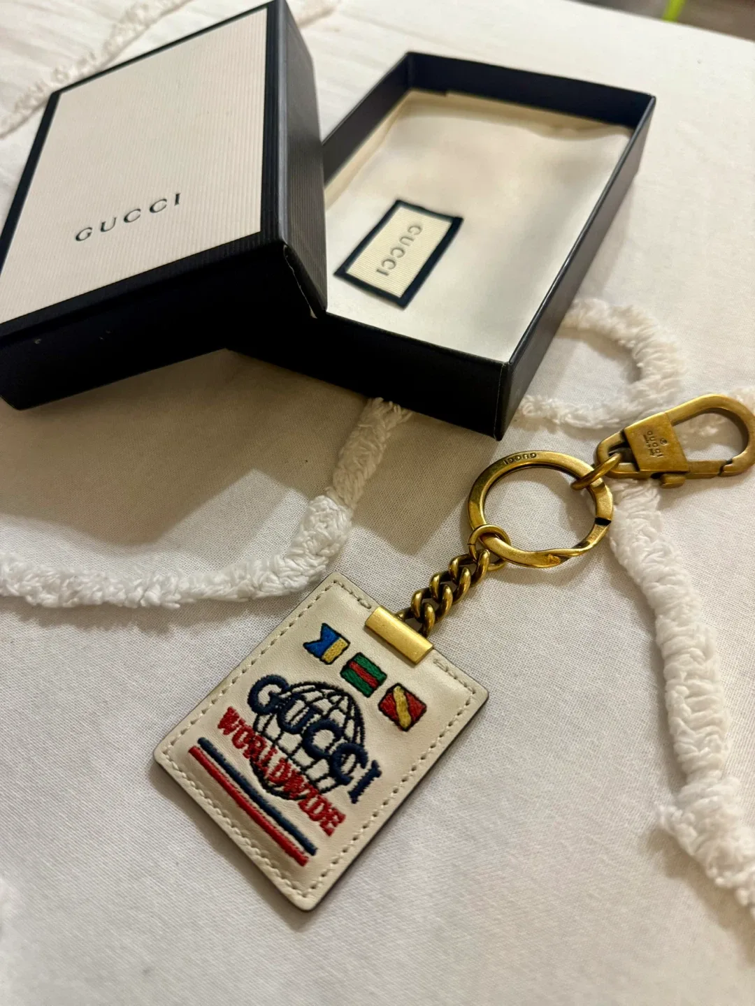 Authentic Gucci Keychain with Box