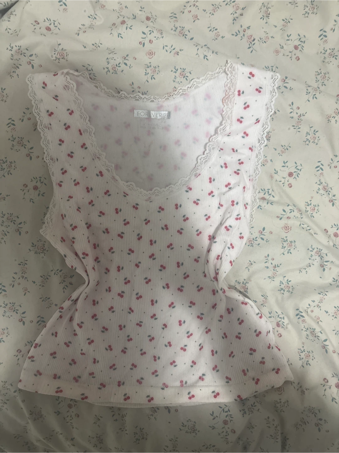Coquette 🎀Cherry Print Tank Top