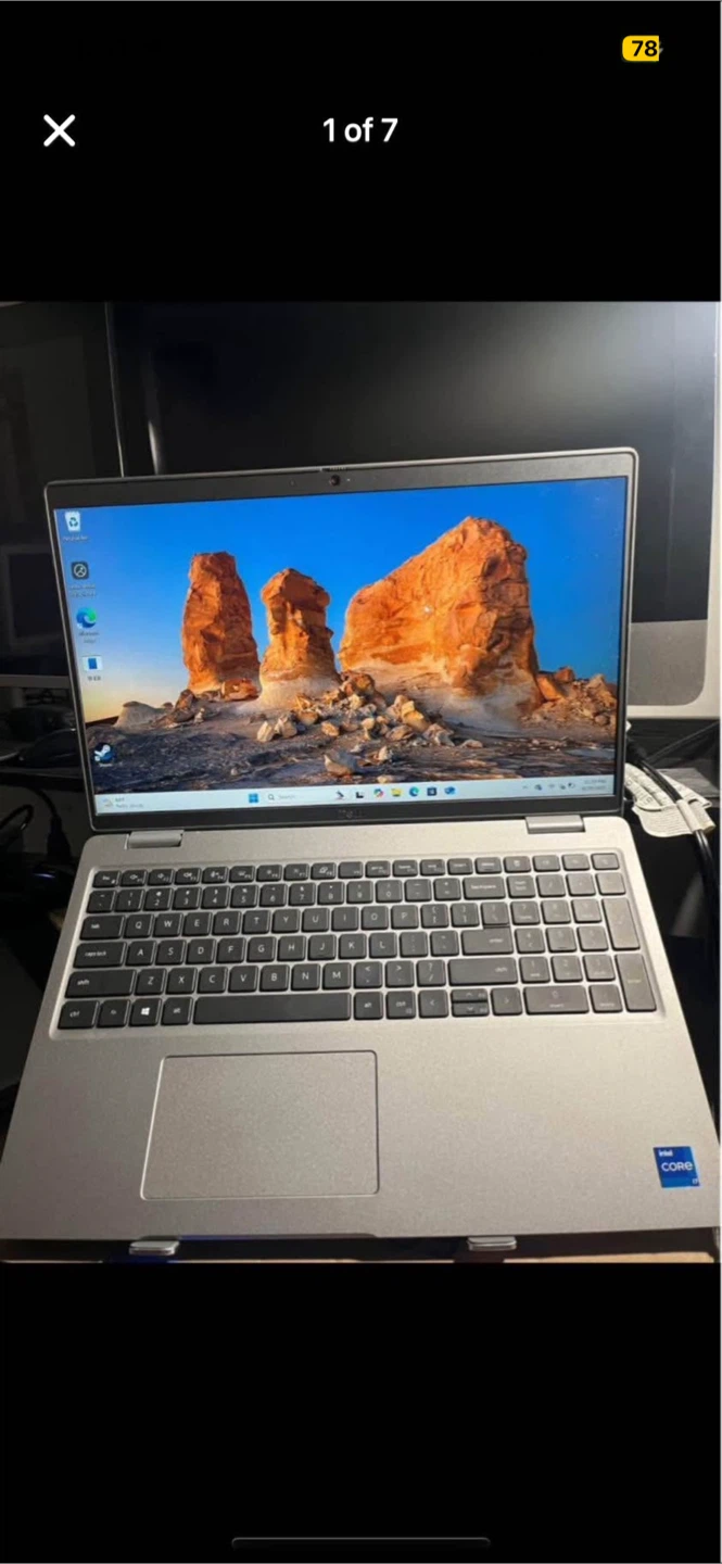 Dell Latitude 5520 15.6 inch laptop Intel i7-1165G7 16GB 256 SSD