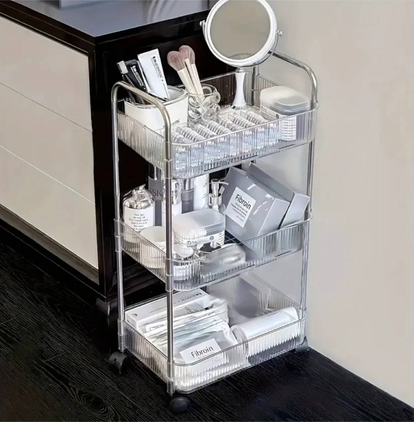 Rolling Storage Cart, 3/4-Tier (Brand new in box) image indicator(4)