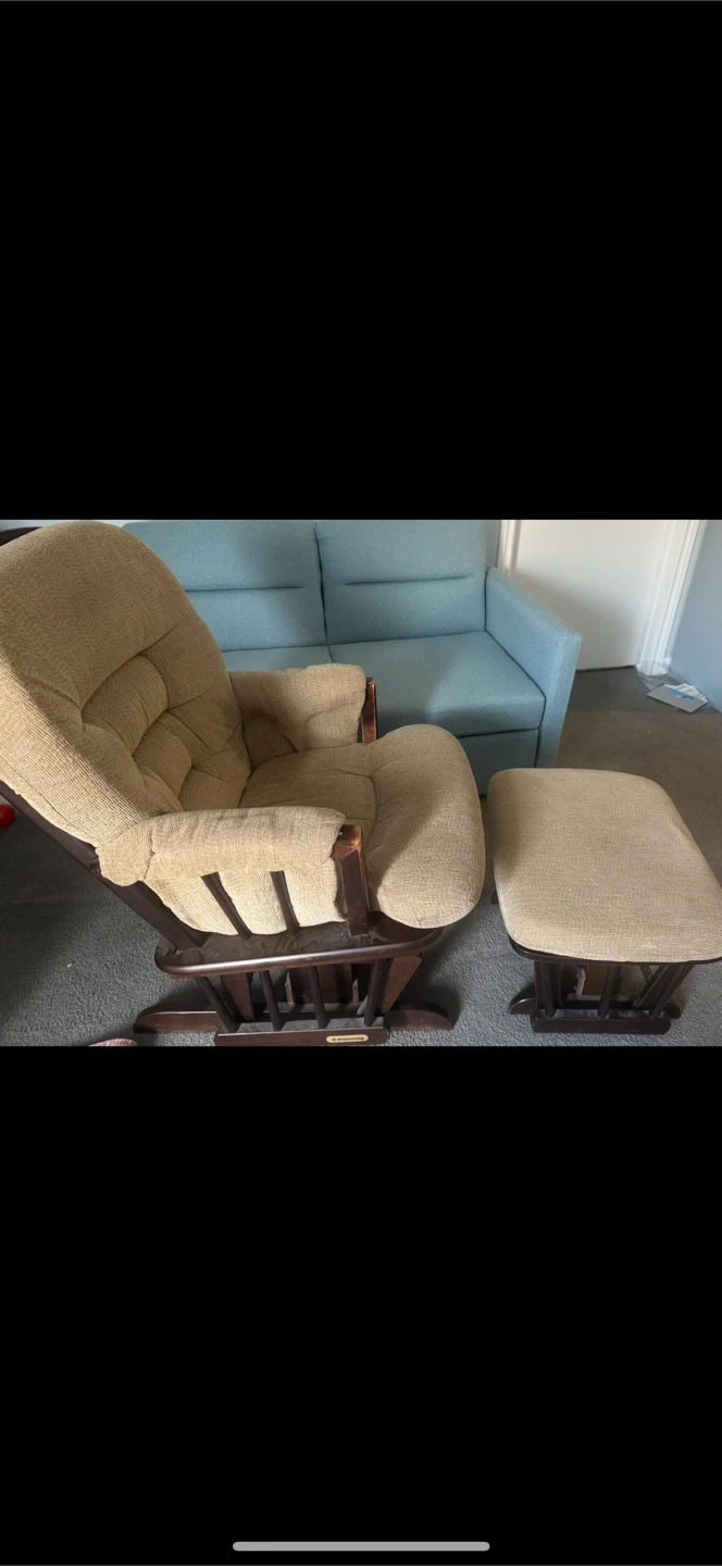 Nursing Chair with Ottoman (Rocking)