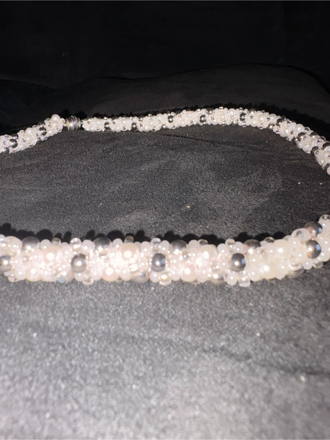 Beaded Necklace pearl - photo 5