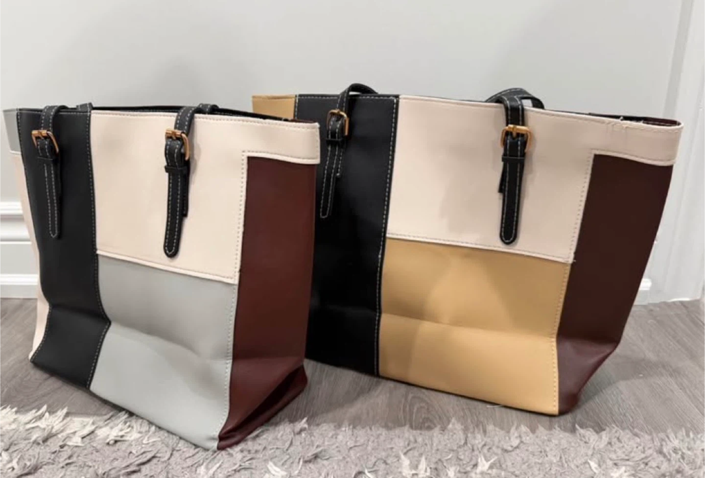Colour Block Tote Bag - photo 4