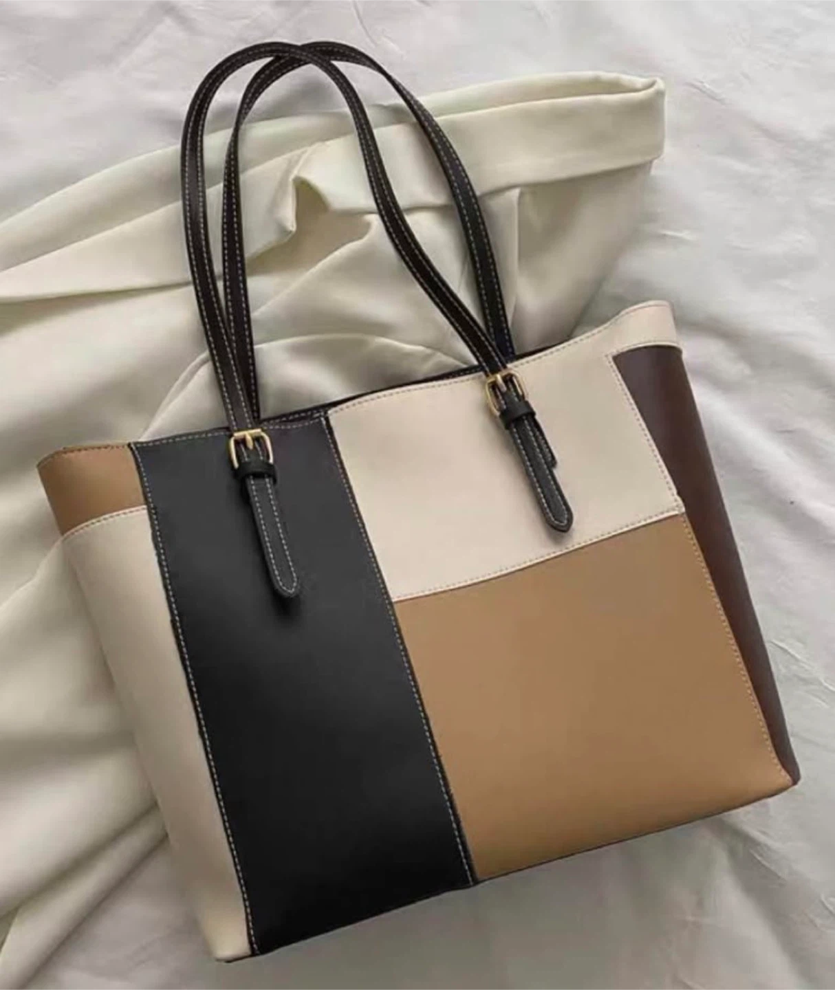 Colour Block Tote Bag - photo 2