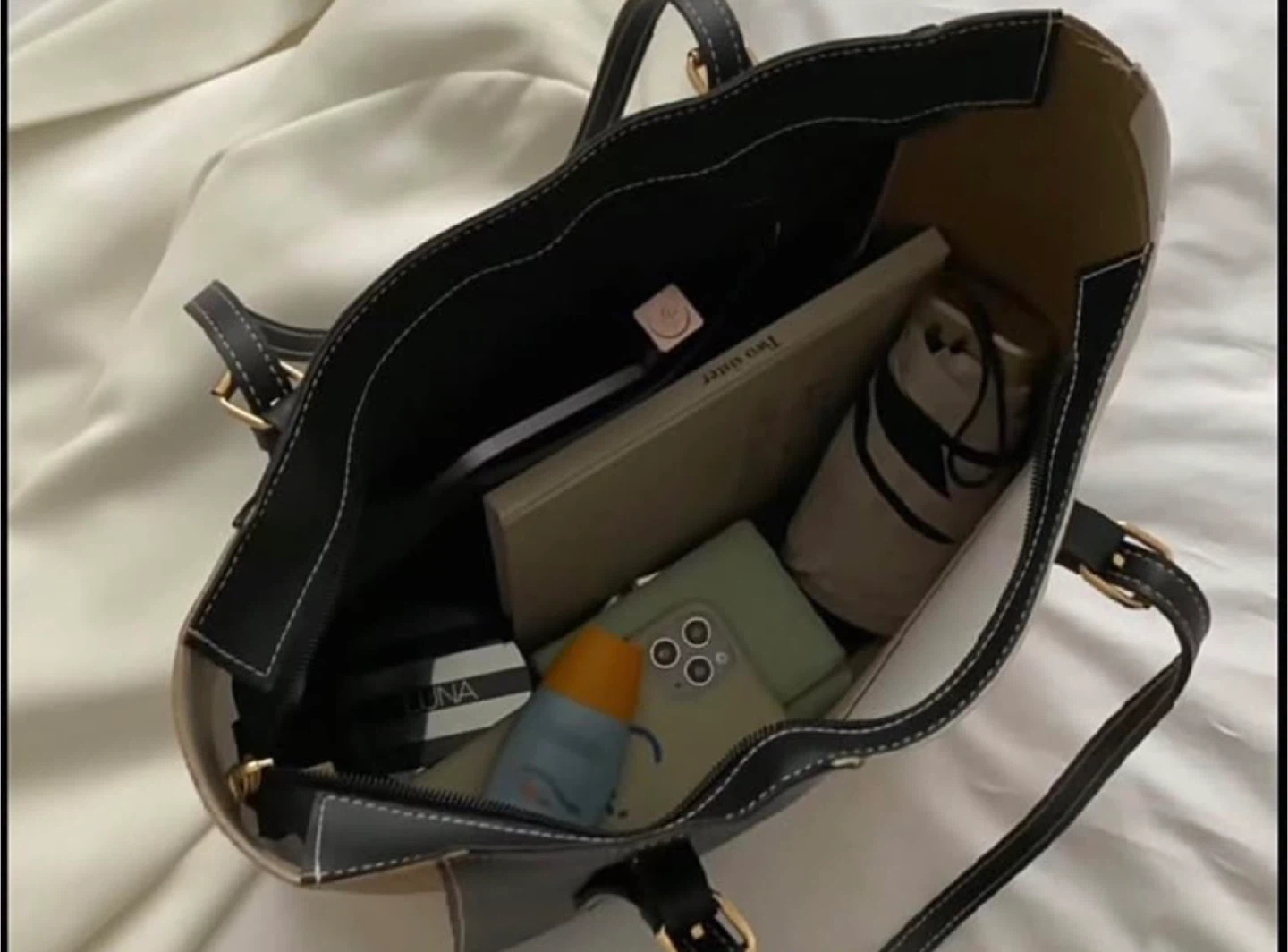 Colour Block Tote Bag - photo 5