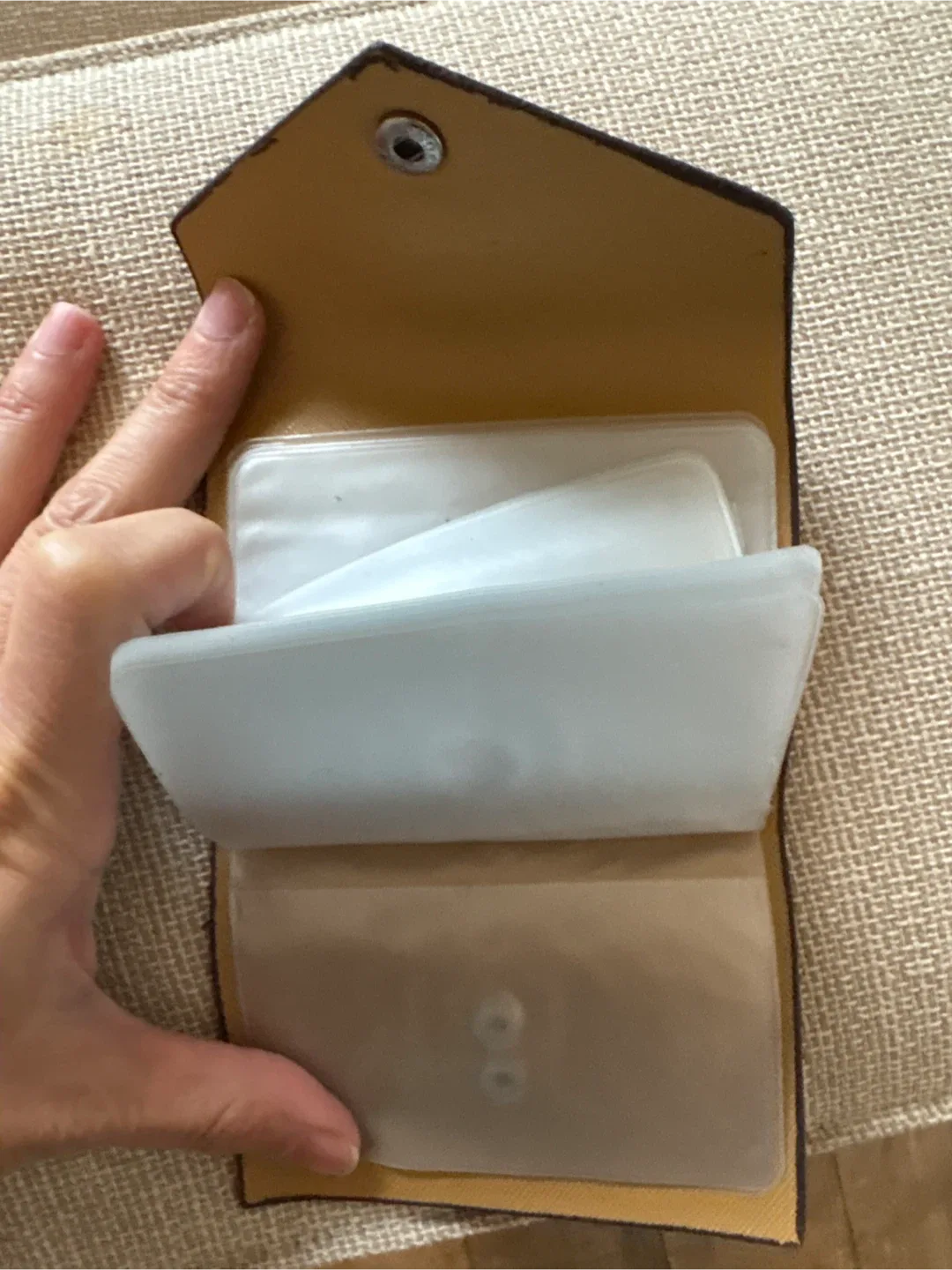 Brown Patterned Card Holder image indicator(3)