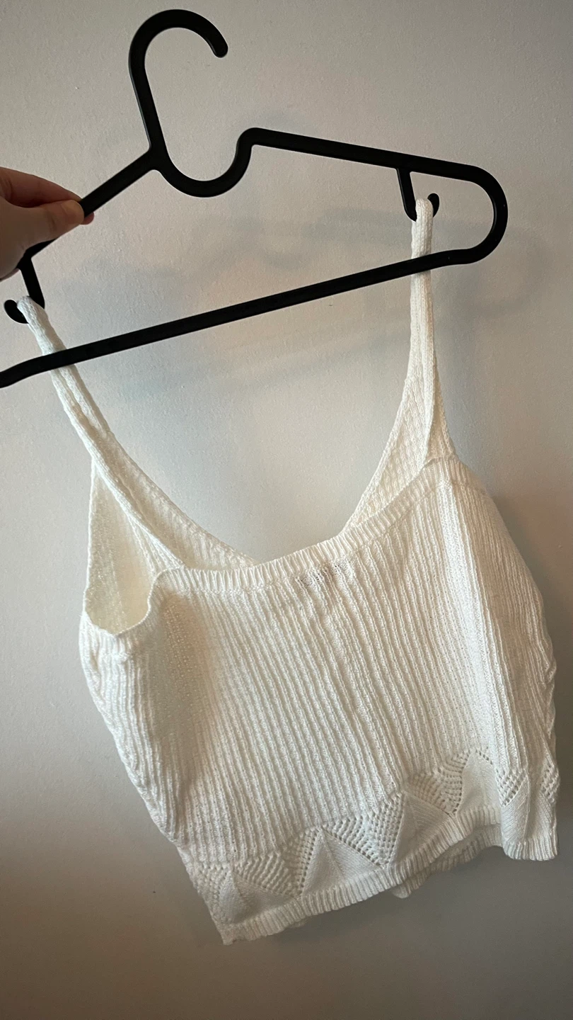 Cotton On White Knit Tank Top - photo 2