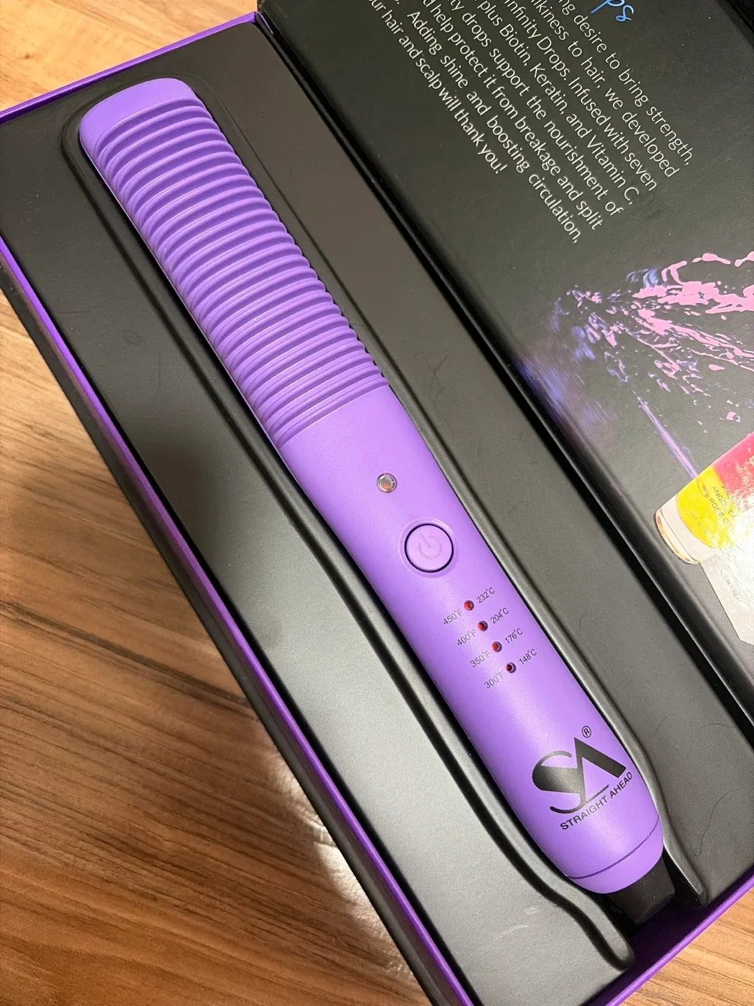 Straight Ahead Pro Glider 1.0 Hair Straightening Brush image indicator(3)