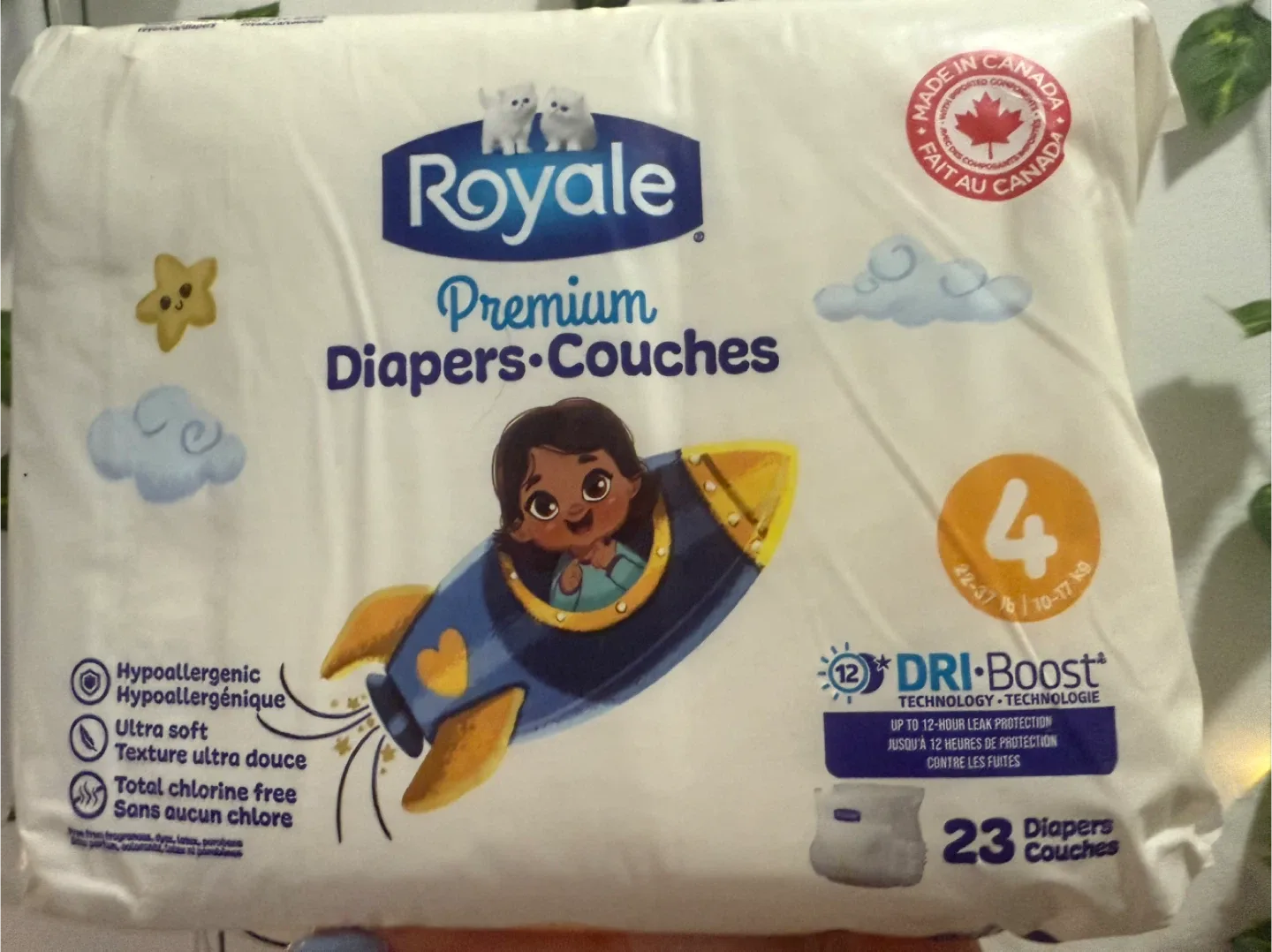 Royal diapers size 4