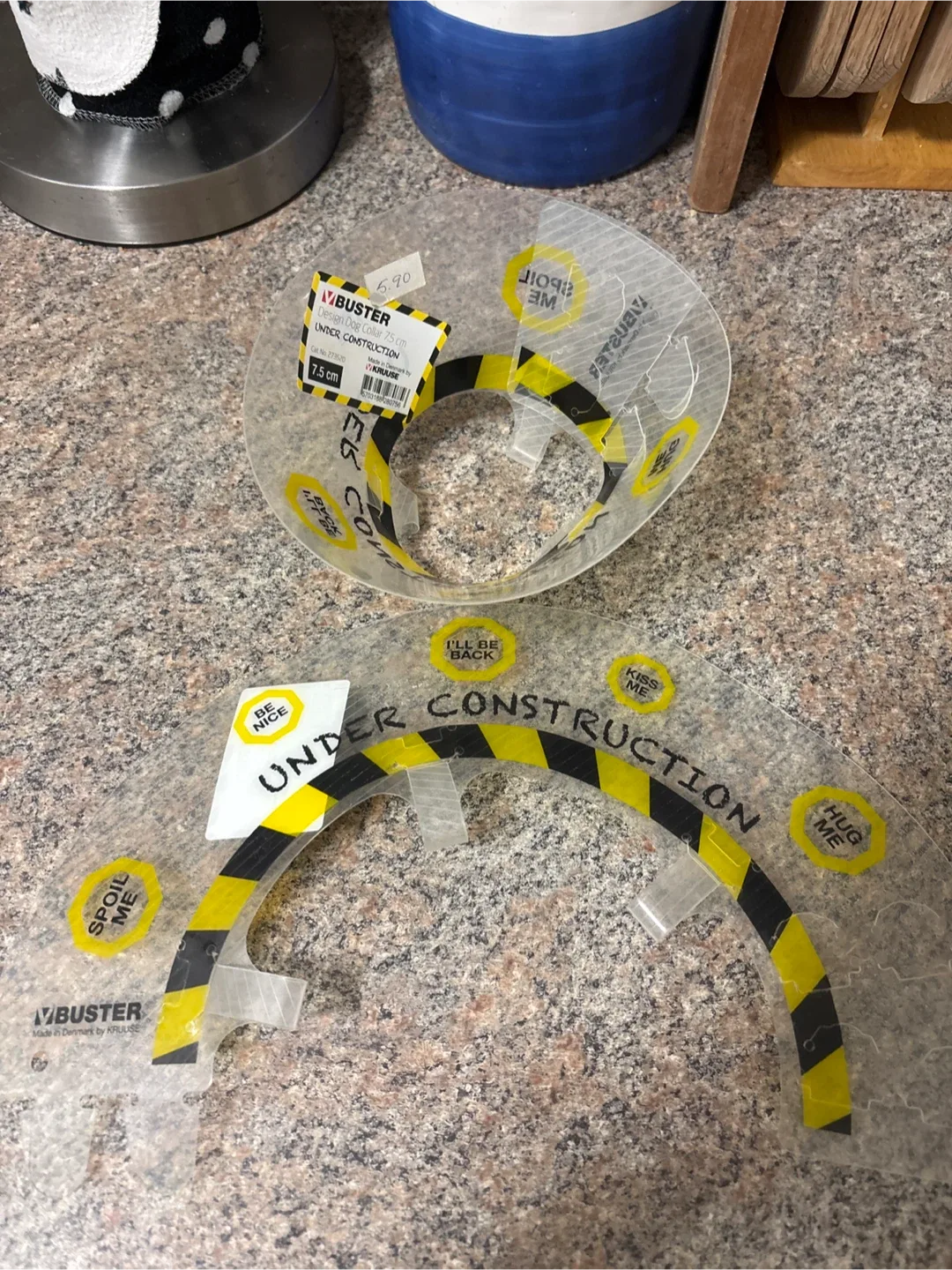 Buster Under Construction Collar 7.5 cm image indicator(2)