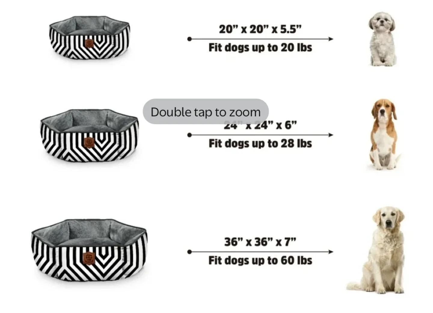 show & tail Stylist Pet Beds- (Sizes are S M L ) image indicator(4)