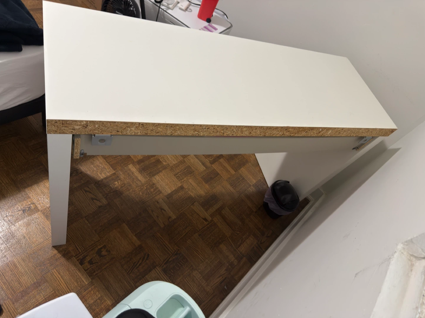 White Desk with Drawer - photo 4